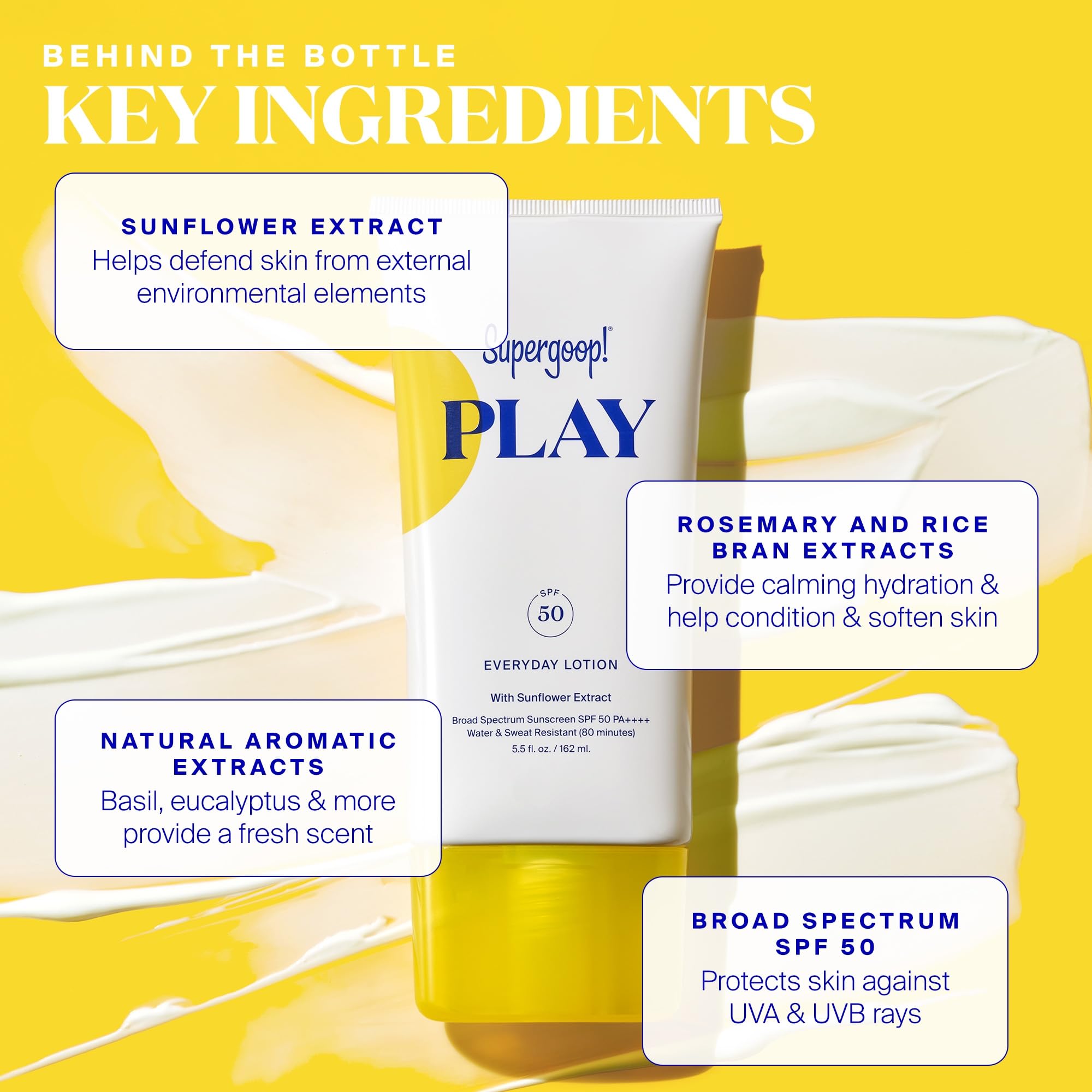 Supergoop! Play Everyday Lotion Spf 50-2.4 Fl Oz - Broad Spectrum Body & Face Sunscreen For Sensitive Skin - Great For Active Da