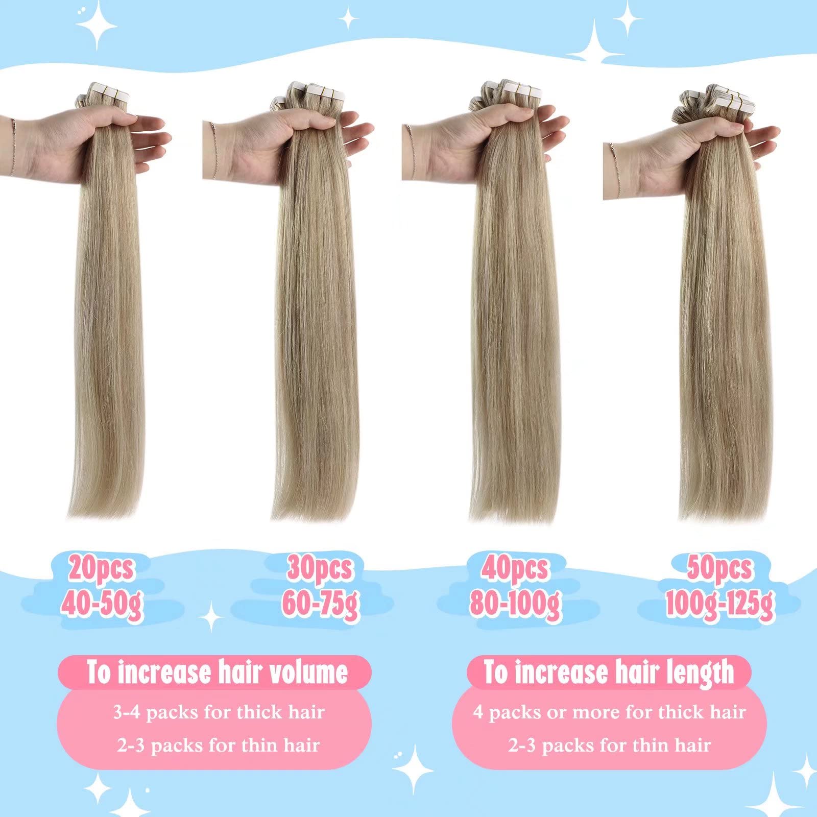 Sunny Tape In Hair Extensions Human Hair Brown Tape In Extensions Human Hair Dark Brown Highlighted Caramel Blonde Hair Extensio
