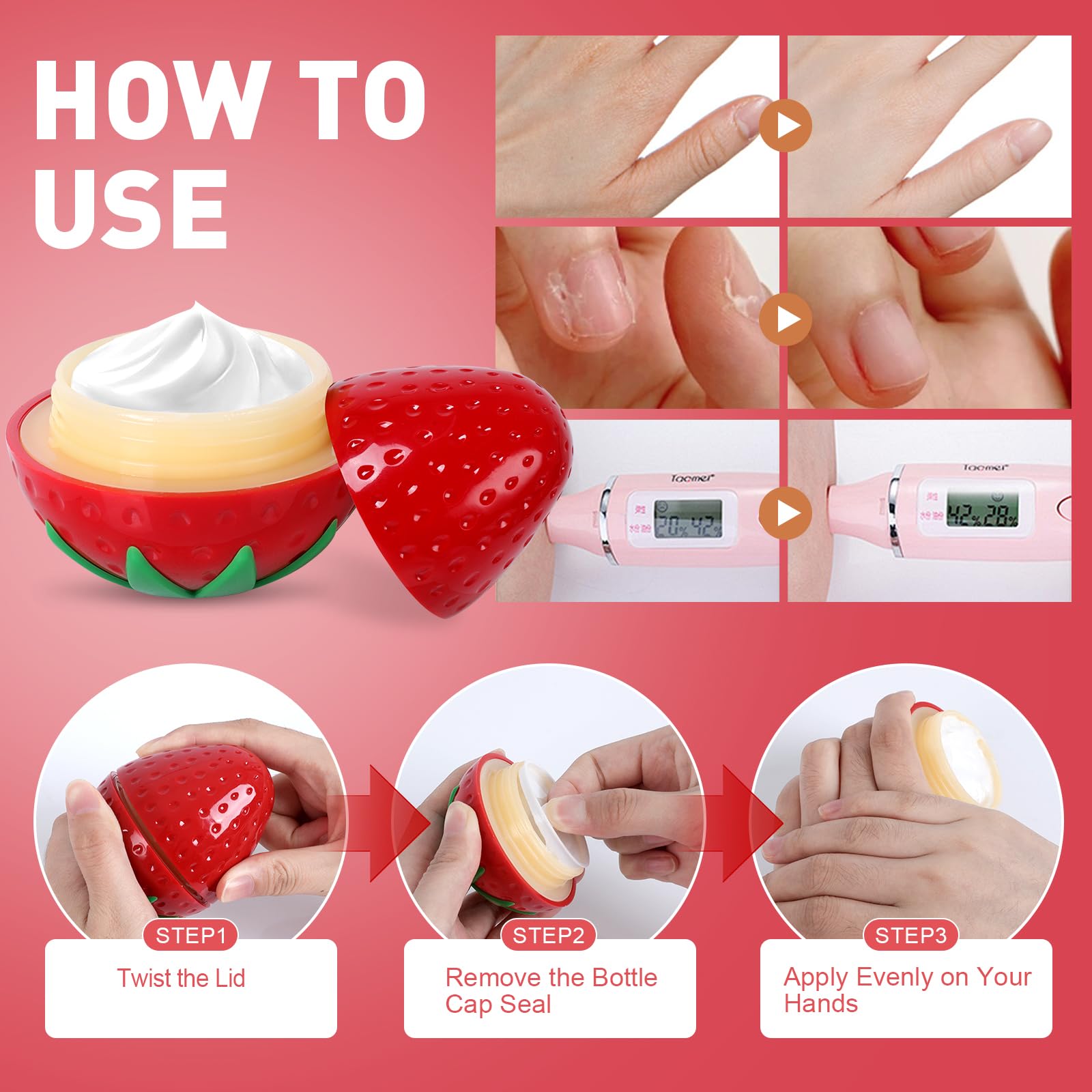 Koneuk 6 Pack Hand Cream Gifts Set For Women, Valentines Day Gifts For Her, Bulk Hand Lotion For Dry Cracked Hands, Mothers Day