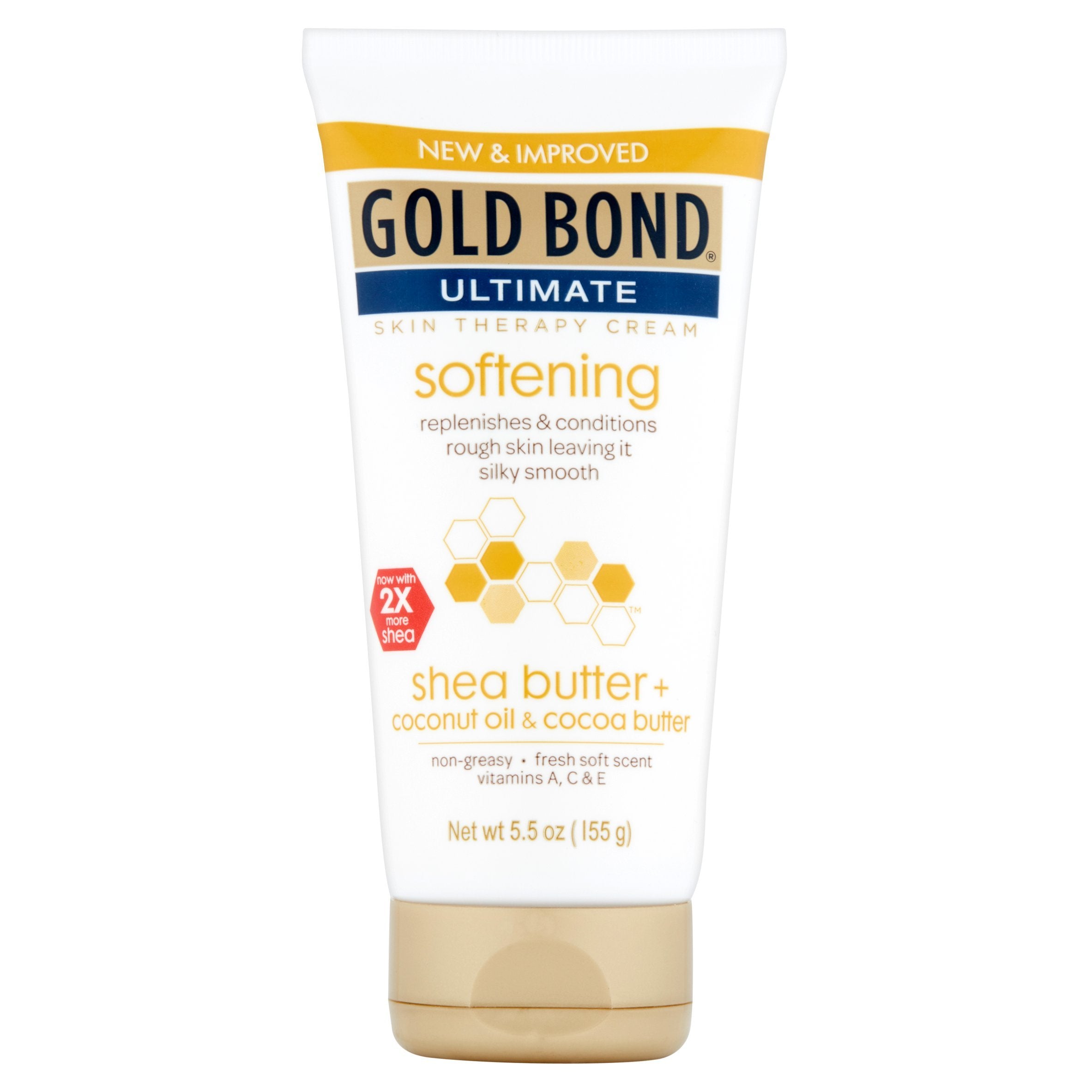 Gold Bond Softening Hydrating Cream, With Shea Butter, Coconut Oil & Cocoa Butter, 5.5 oz
