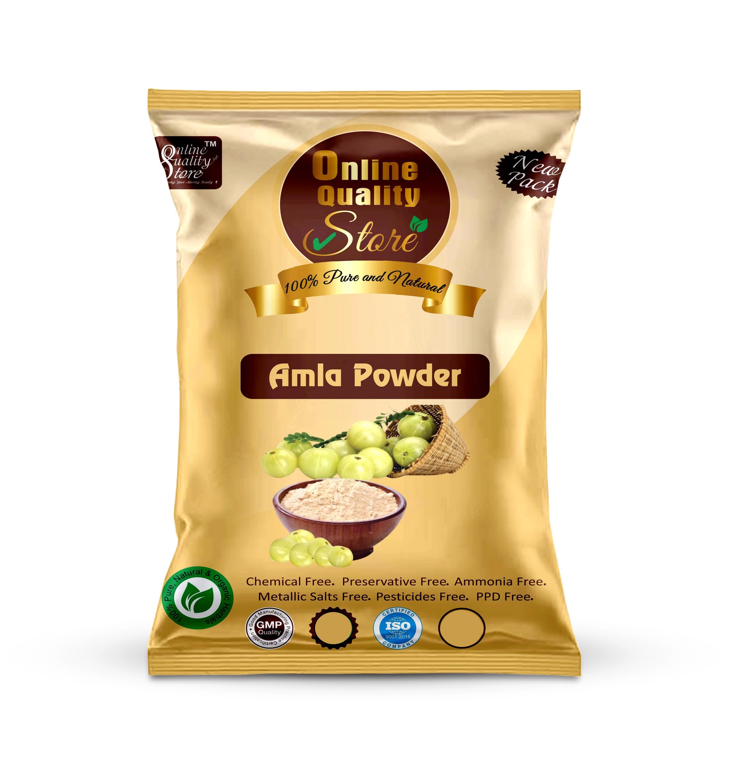 Online Quality Store Amla Reetha Shikakai, Bhringraj and Hibiscus Powder for Hair, 200g