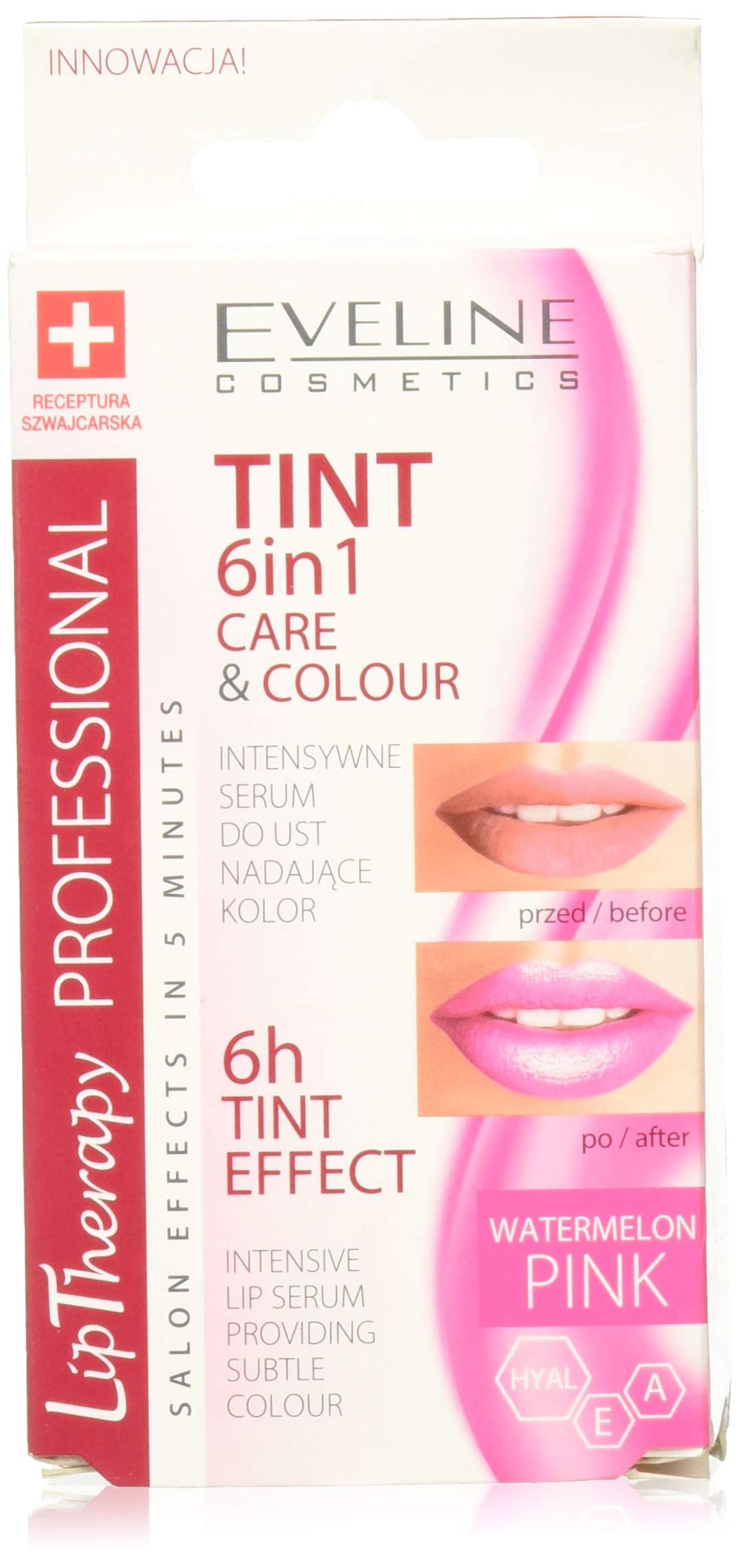 Lip Therapy Professional 6 In 1 Care And Color Intensive Lip Balm And Moisturizer (Watermelon Pink)