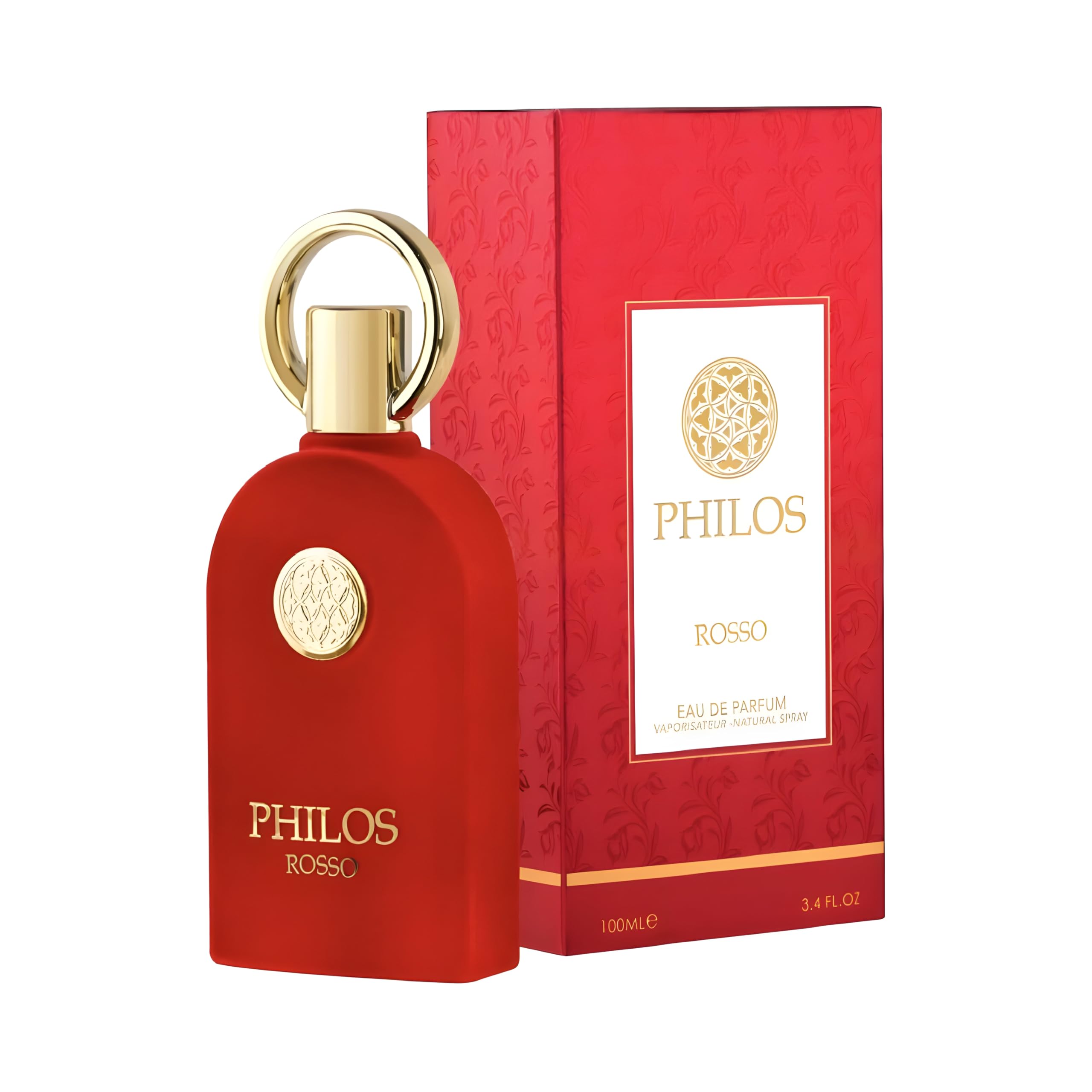 Maison Alhambra Philos Rosso Eau De Parfum Spray For Unisex, 3.4 Ounce