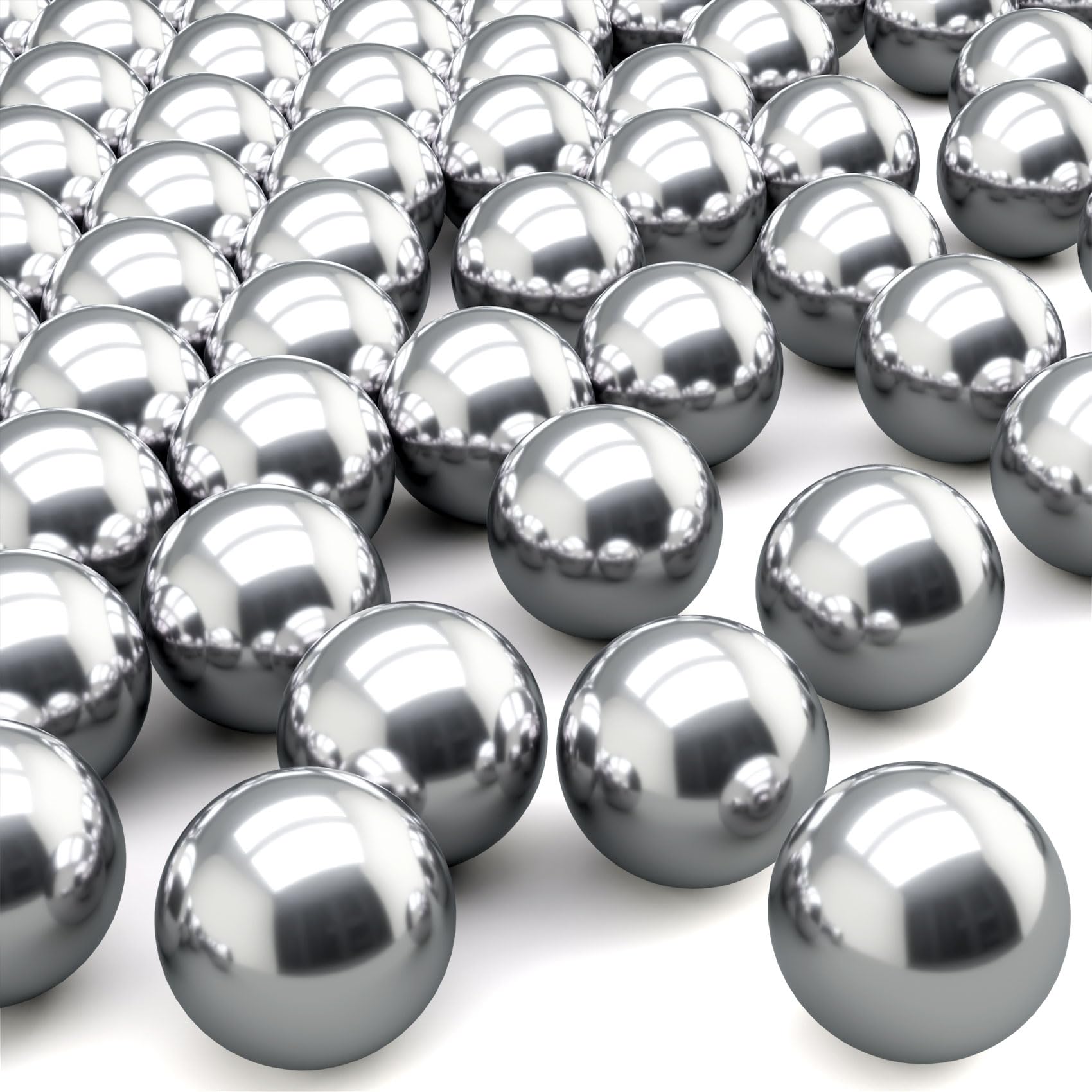 PAGOW 100PCS Paint Mixing Balls Nail Polish 316 Stainless Steel Bearing Balls, 5.5mm/apr. 0.22''