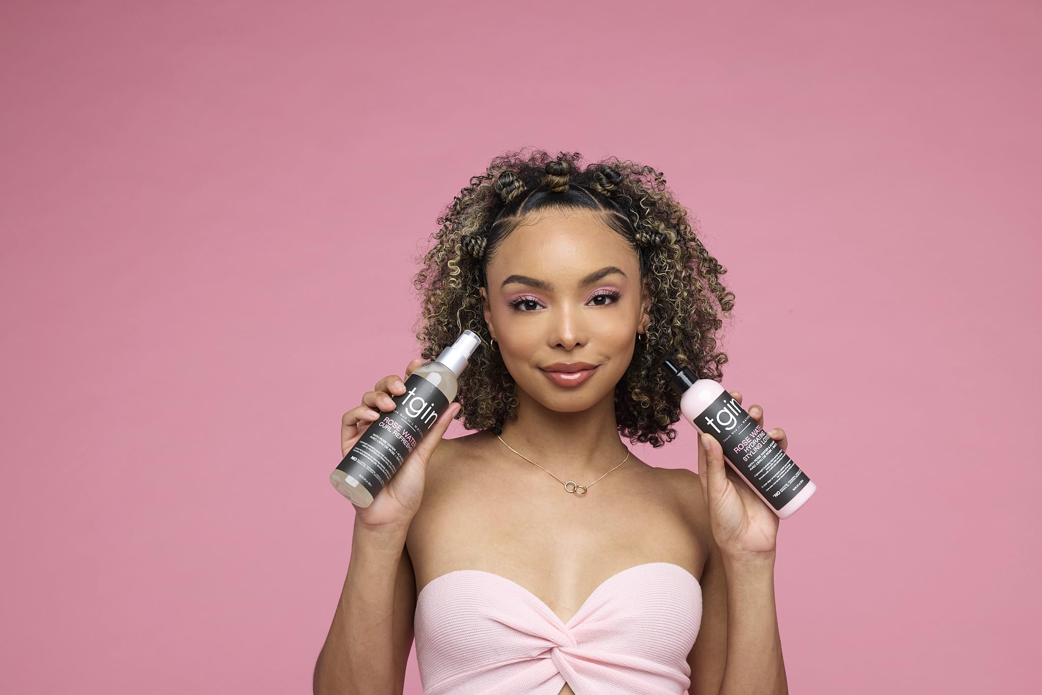 Thank God It'S Natural Tgin Rose Water Sulfate-Free Hydrating Shampoo For Curls - Waves - Protective Styles - Low Porosity Hair