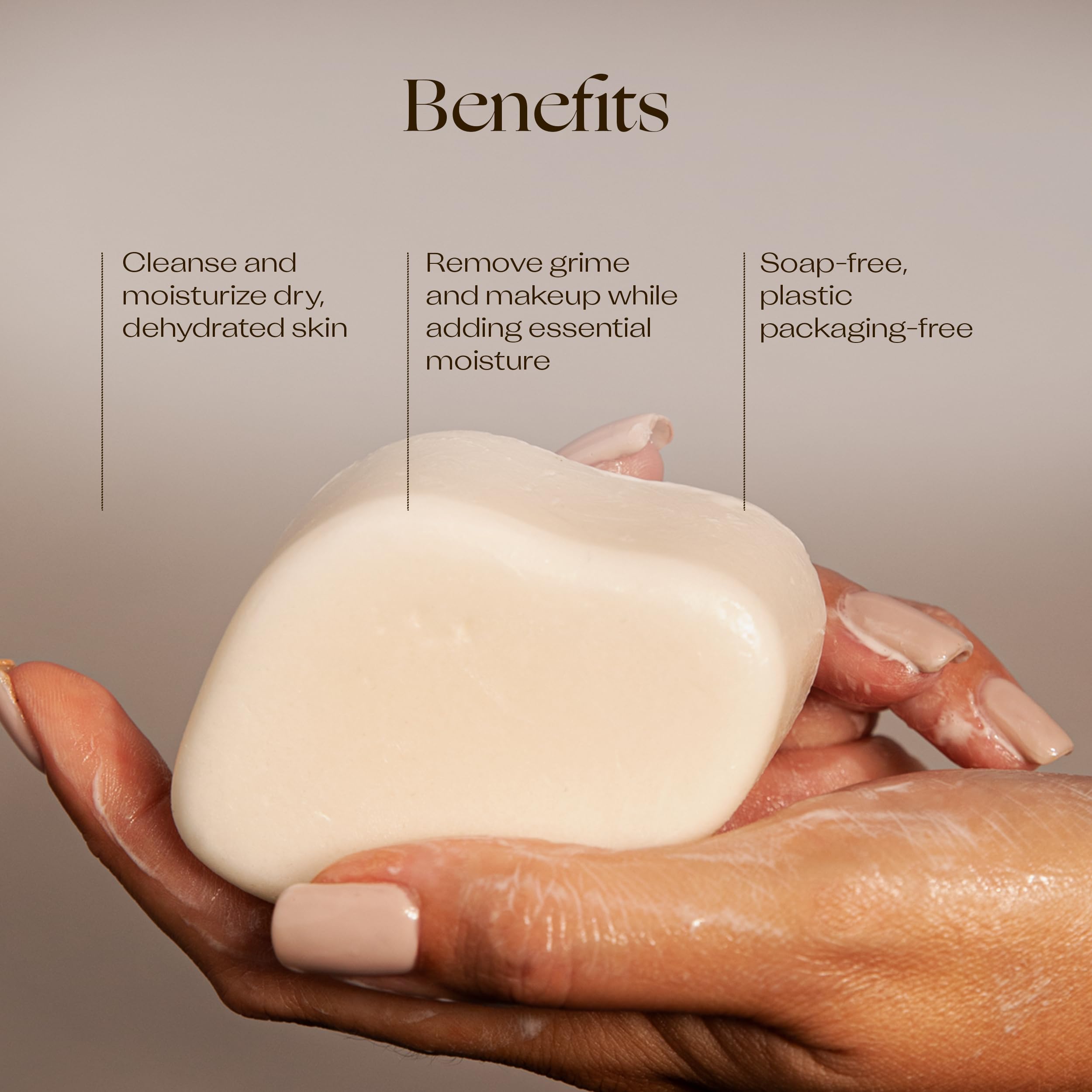 Trilogy Ultra Hydrating Cleansing Bar, Daily Face Wash With Marine Algae, Soap-Free, pH Balanced, 2.82 fl oz
