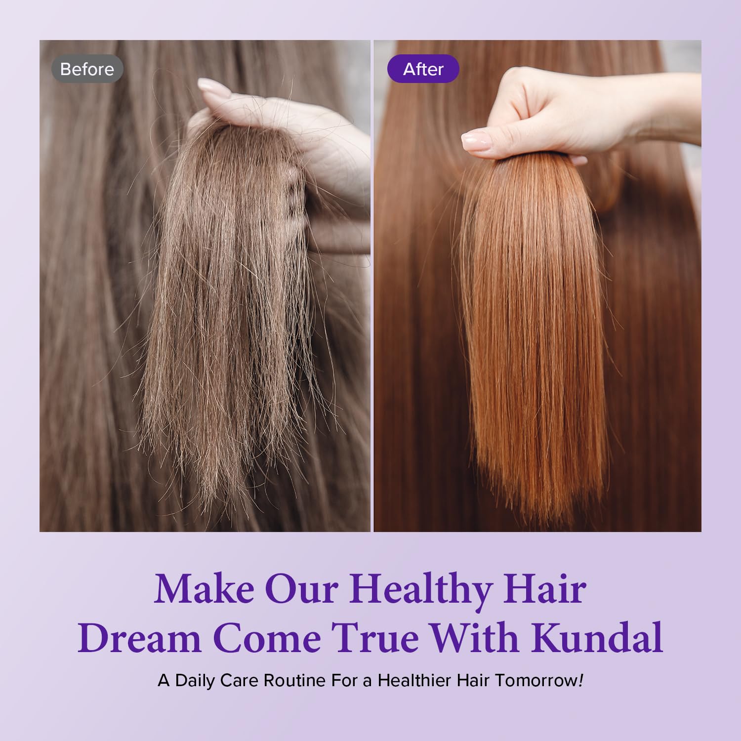 Kundal Honey&Macadamia Hydro-Intensive Protein Premium Nature Hair Treatment [Blackberry Bay] Sulfate Free, Macadamia Oil For Da