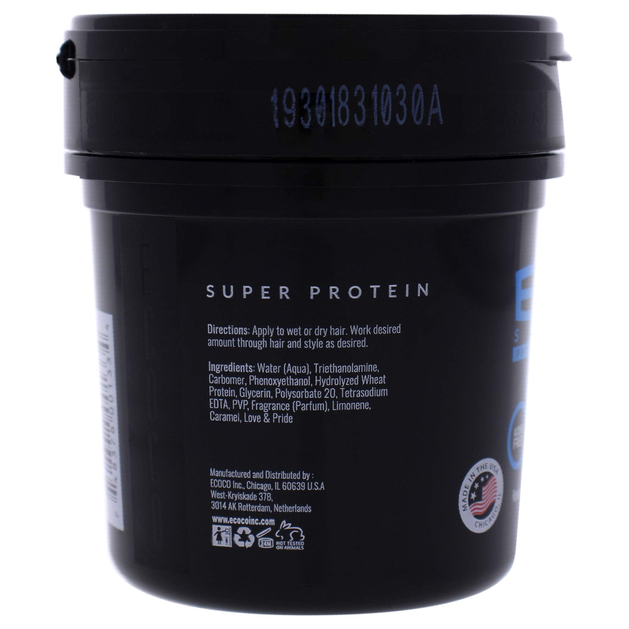 Eco Style ECOCO Gel Regular Super Protein Provides Gravity Defying Hold & Long Lasting Shine, Helps Maintain Healthy Hair, Perfe
