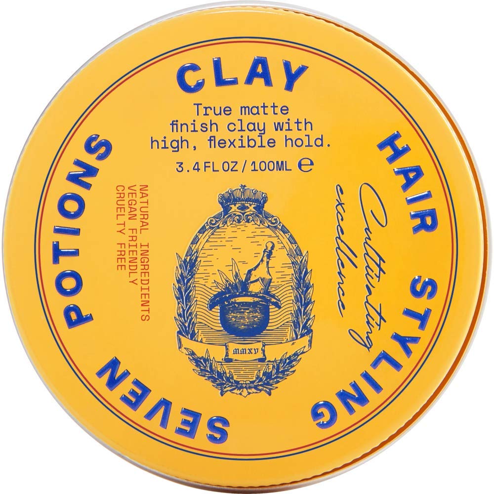 Hair Clay For Men And Women 3.4 Fl Oz - High Hold Matte Pomade - Effortless Hair Styling Product That Leaves No Residue - Water