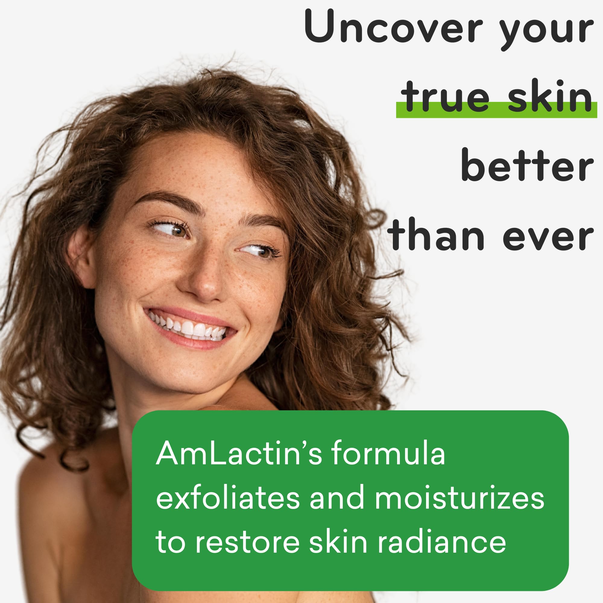 AmLactin Daily Moisturizing Lotion, 12% Lactic Acid, 7.9 oz Pump Bottle, Dermatologist-Recommended for Dry Skin