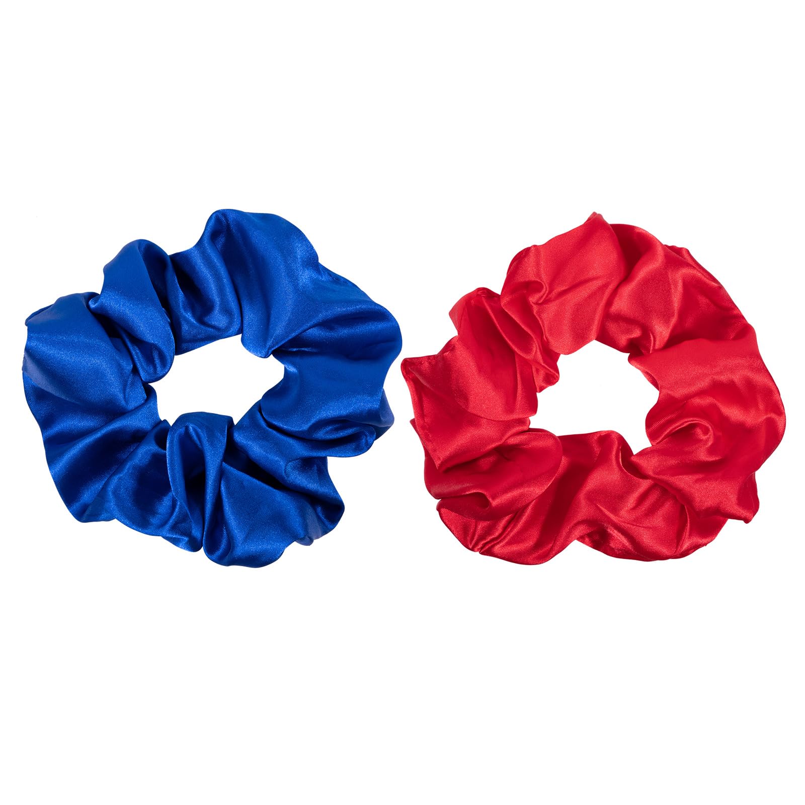 Silk Hair Scrunchies Red Blue Mulberry Silky Scrunchy Large for Women Girls Curly Thick Fine Hair Tie Sleep Elastic Band Ponytai