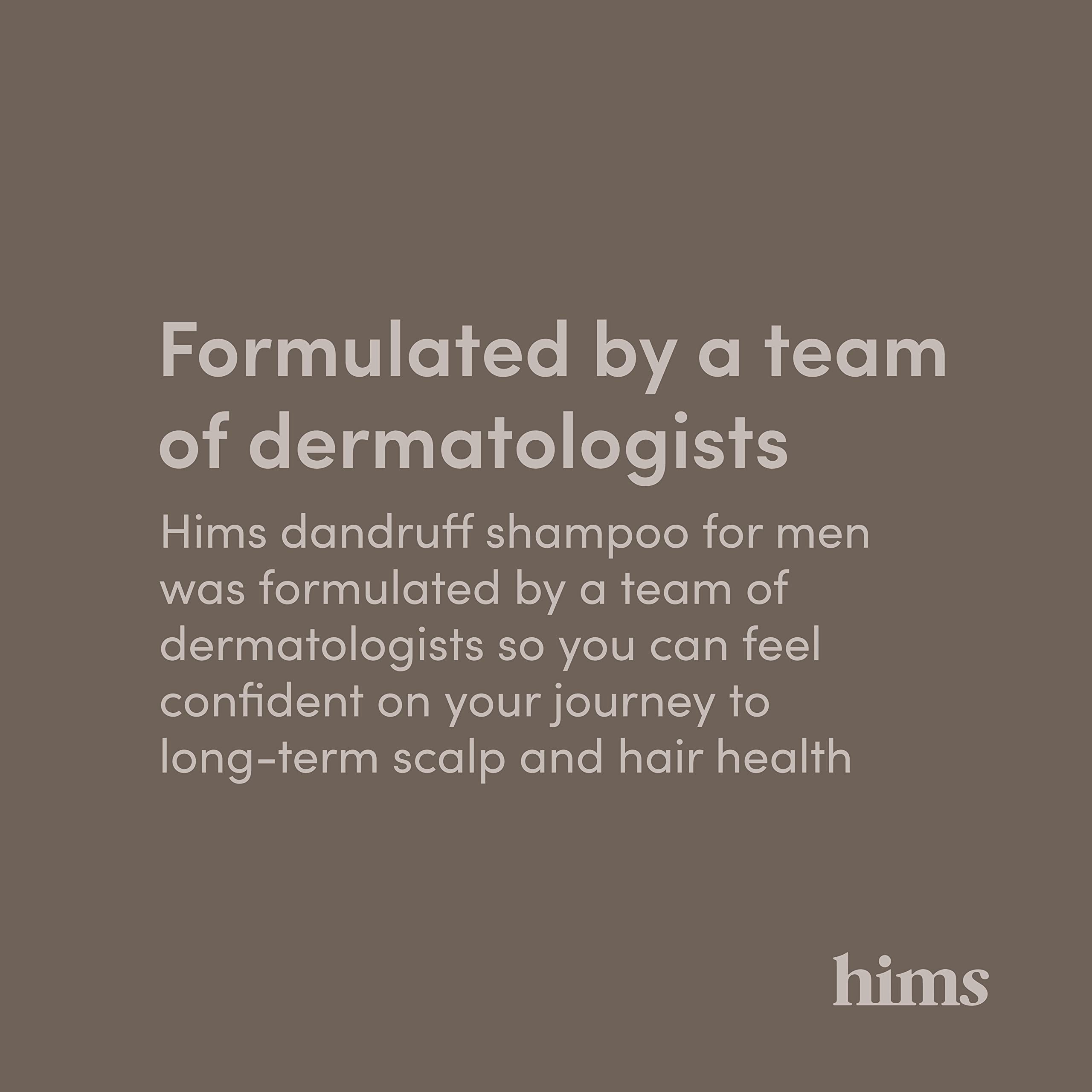 Hims Dandruff Detox Shampoo - Dermatologist Formulated For Dry, Oily, Itchy, Flaky Scalp Shampoo With 1% Zinc Pyrithione, Argan