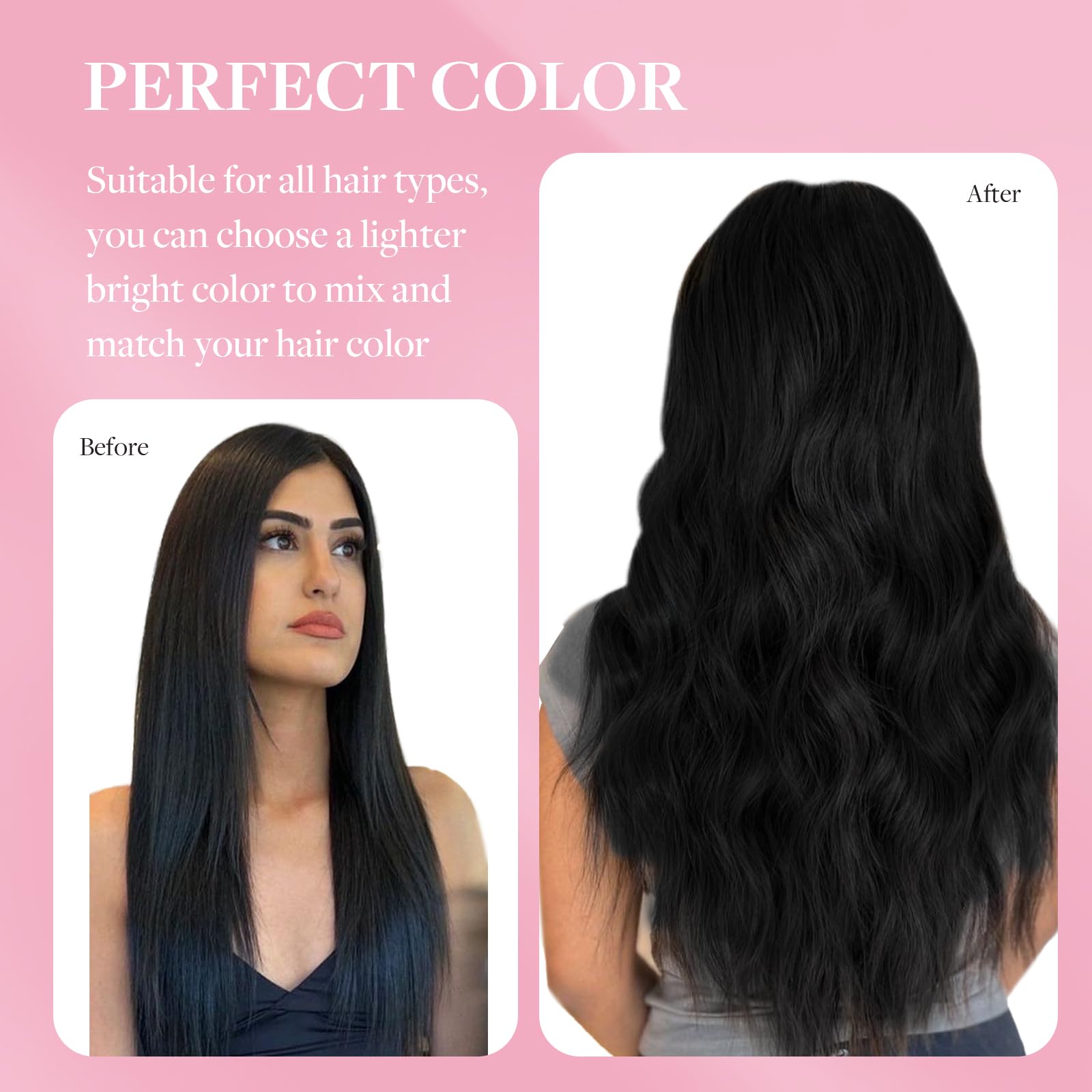 Maxita Tape In Hair Extensions Jet Black 100% Remy Human Hair 20 Inch 40Pcs 100G/Pack Straight Seamless Real Hair Extensions Tap