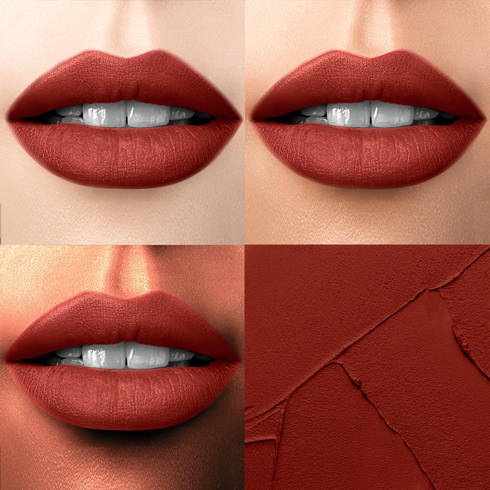 Catkin Semi Matte Liquid Lipstick Lip Gloss For Women Tinted High Pigmented, Waterproof Long Lasting Moisturizing Smooth Velvet