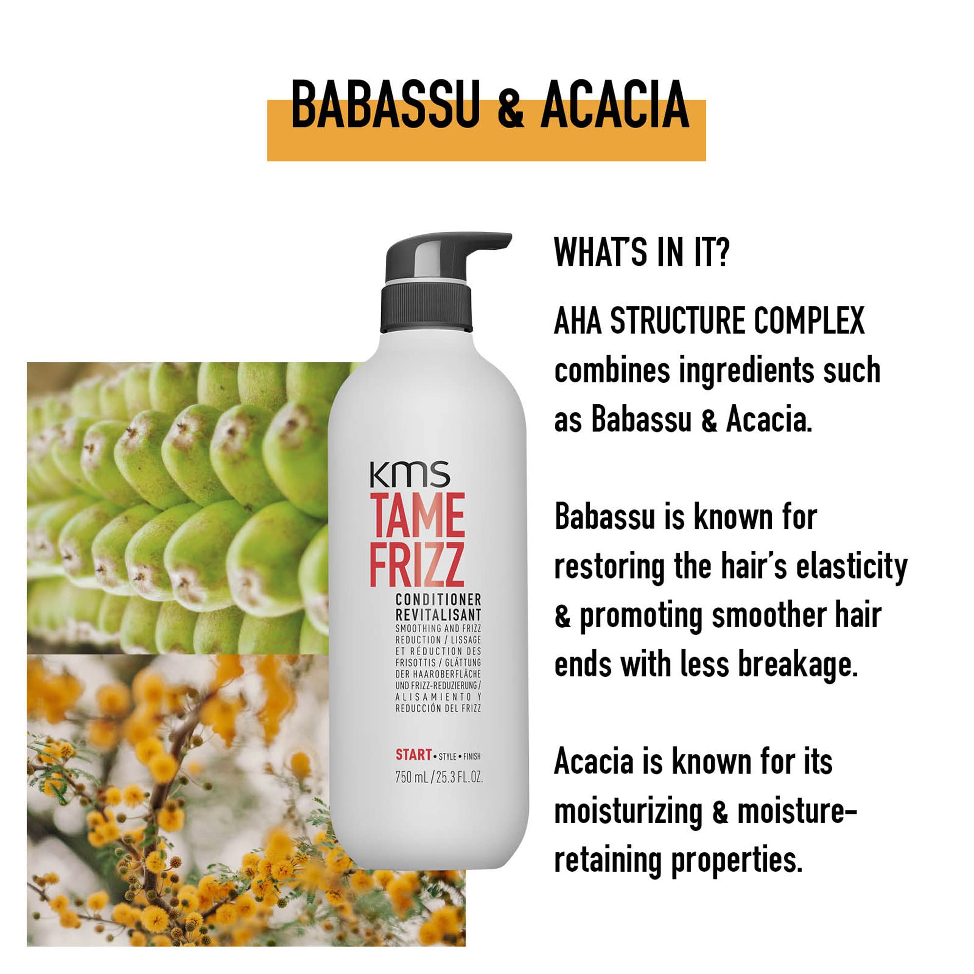 Kms Tamefrizz Conditioner, 25.3 Ounce