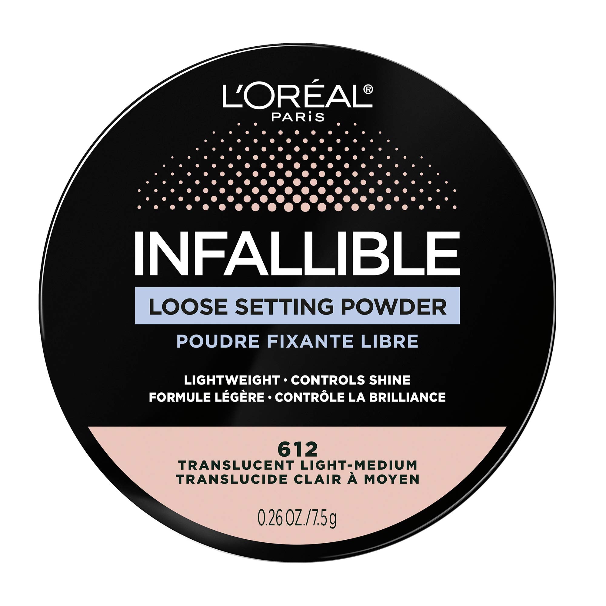 L'Oreal Paris Infallible Tinted Loose Setting Powders, Matte Finish, Lightweight, No White Cast, 2 Shades From Light To Deep, Tr