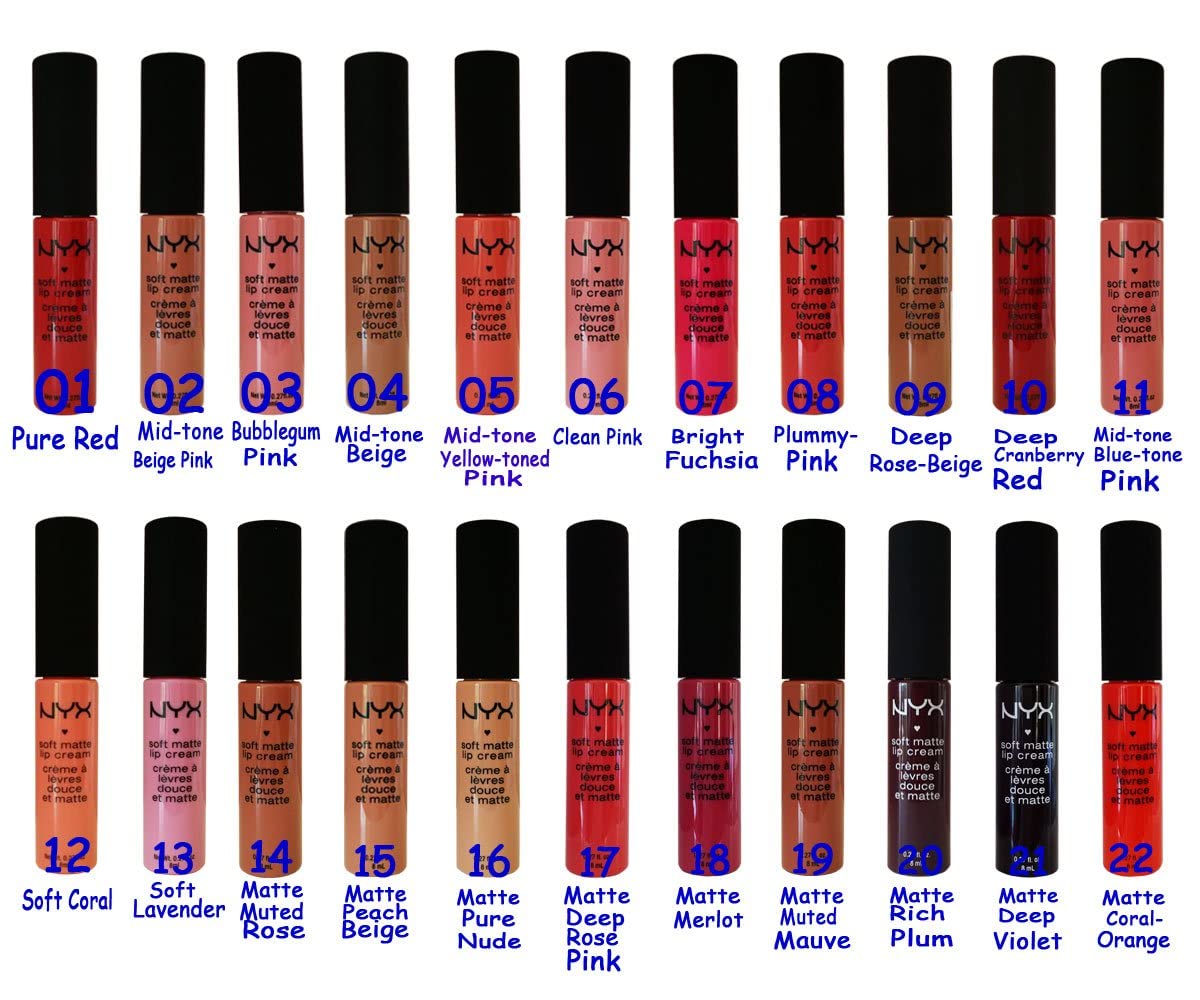 NYX Soft Matte Lip Cream - San Paulo SMLC 08 Plummy Pink 0.27 fl. oz 8 ml