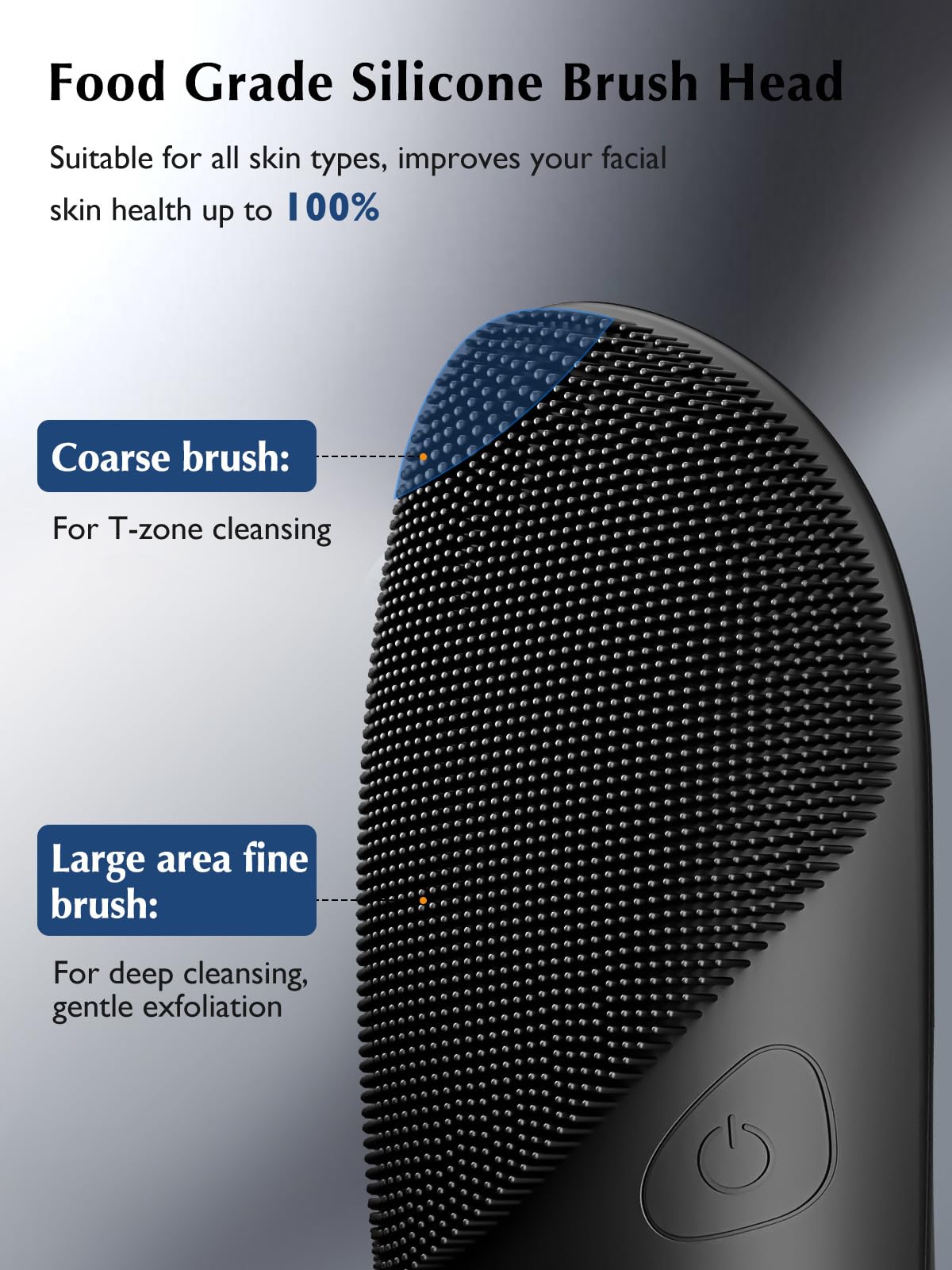 Face Scrubber Facial Cleansing Brush: Coslus Ipx7 Waterproof Rechargeable Face Brush, 4 Cleansing Modes With Eye Protection, Ele