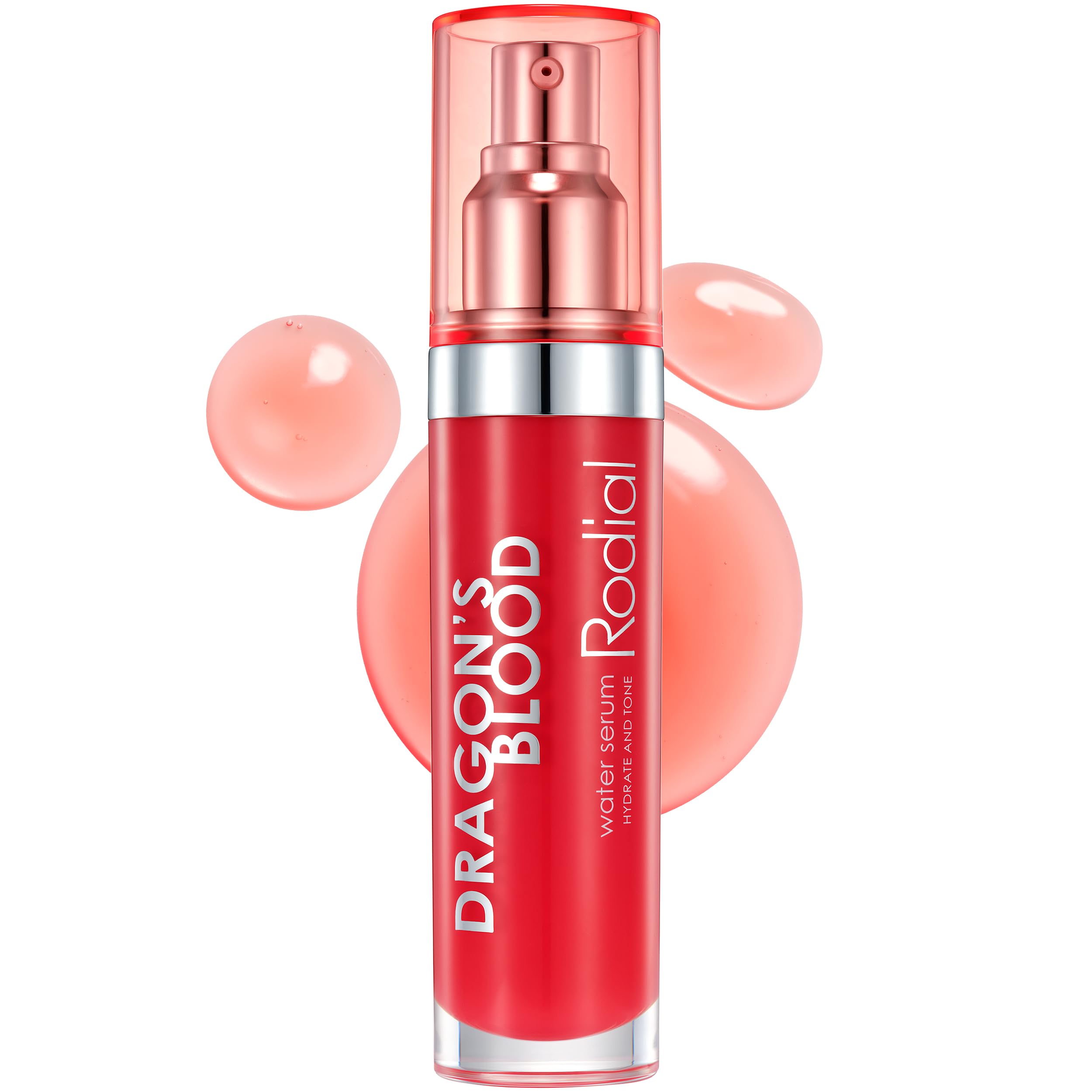 Rodial Dragons Blood Water Face Serum, Lightweight Hyaluronic Acid Serum for Hydrating & Plumping, Polyglutamic Acid & Ectoin, B