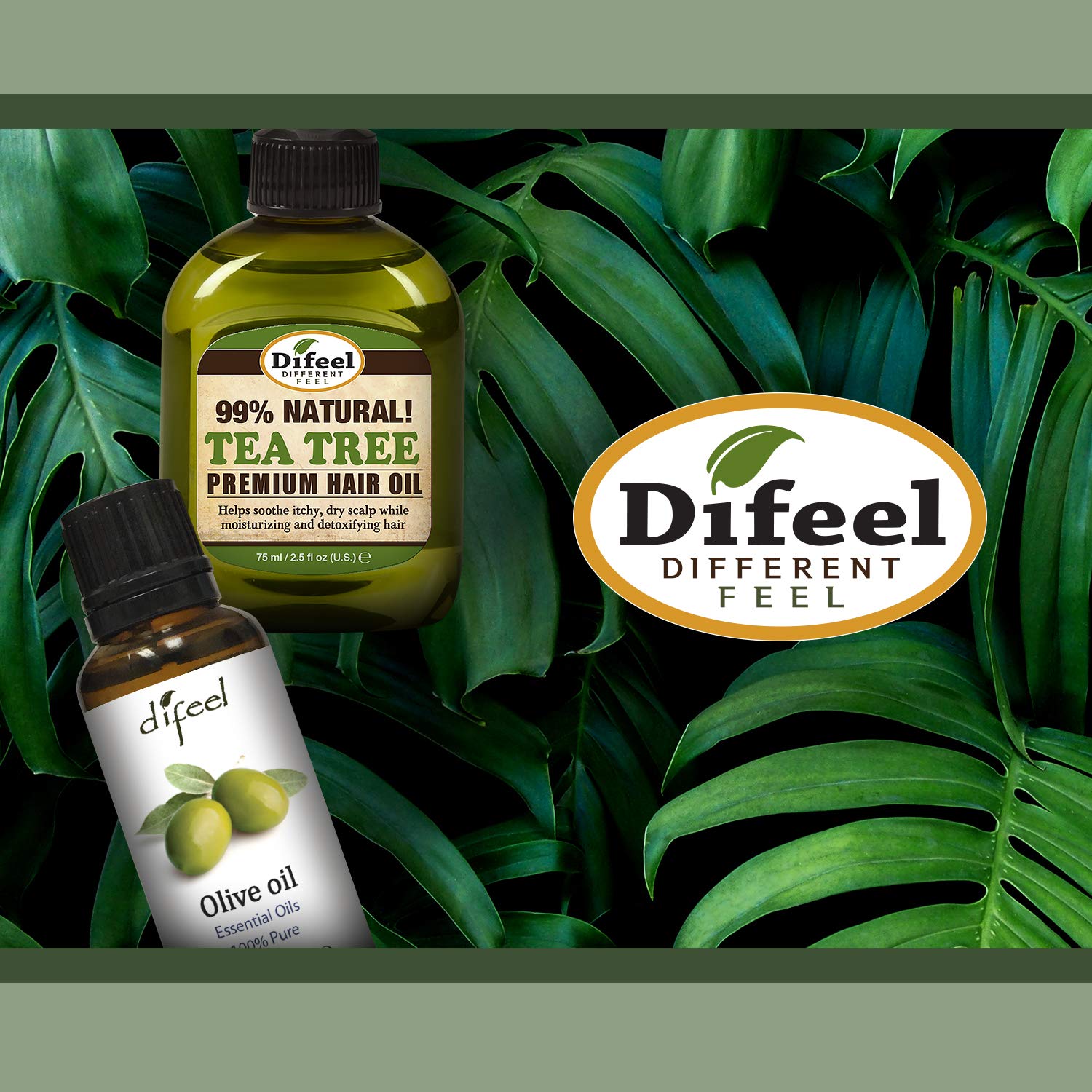Difeel 99% Natural Therapeutic Hair Care Solutions - Scalp Care 7.78 ounce