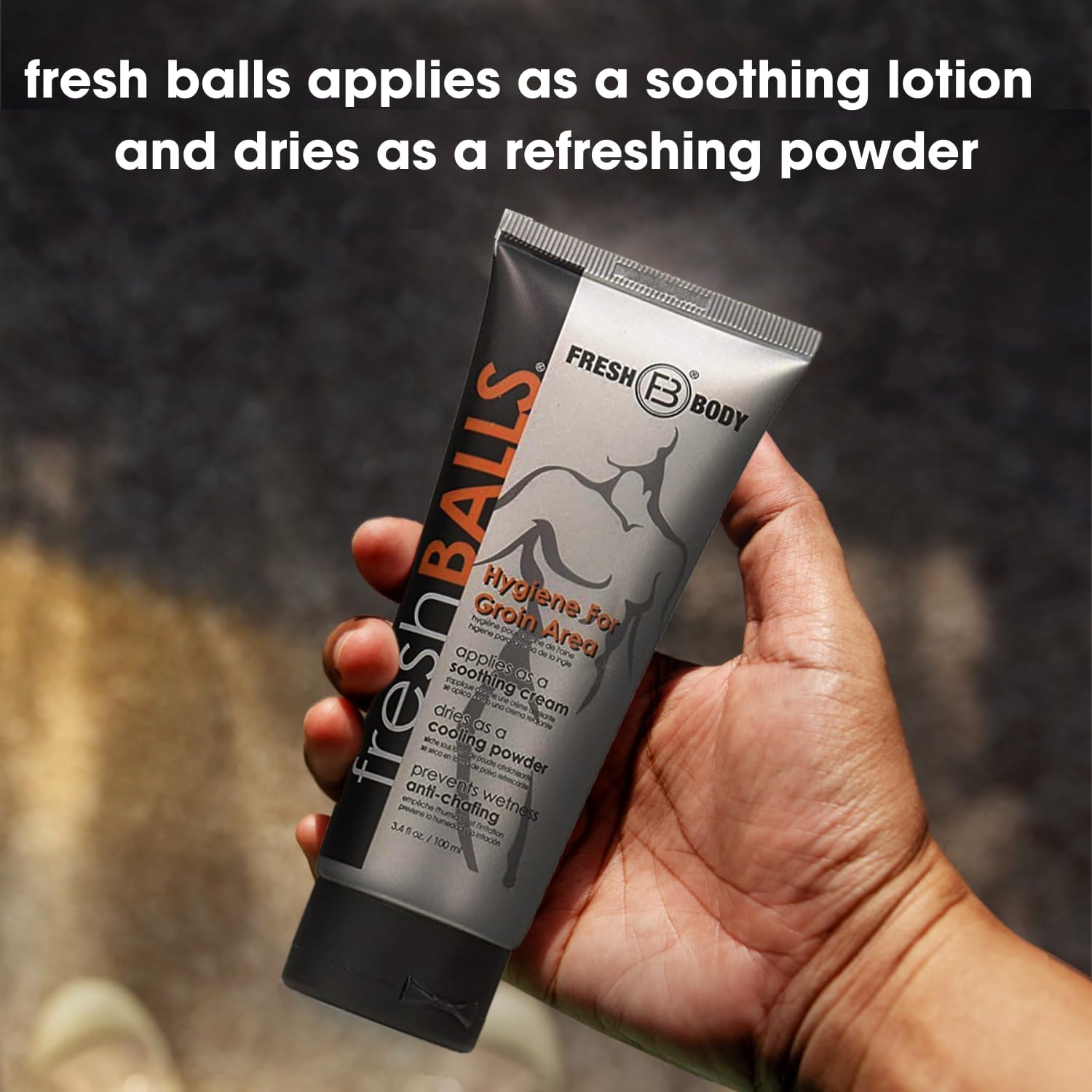 Fresh Breasts & Fresh Balls Bundle: Anti Chafing Deodorant Cream To Powder For Men & Women, Thighs, Legs, Groin, Breasts, Belly,