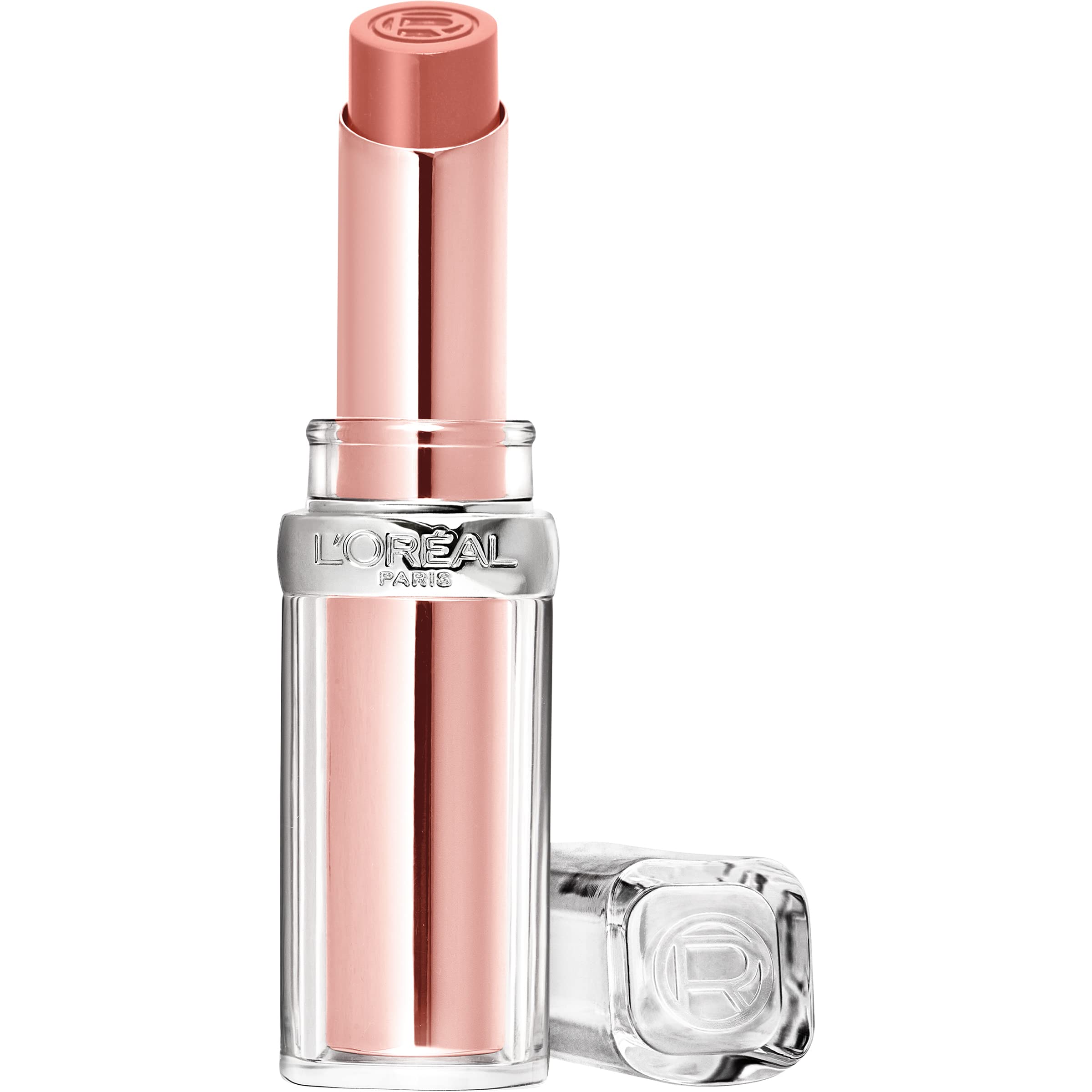 LOreal Paris Glow Paradise Hydrating Balm-in-Lipstick with Pomegranate Extract, Beige Eden, 0.1 Oz