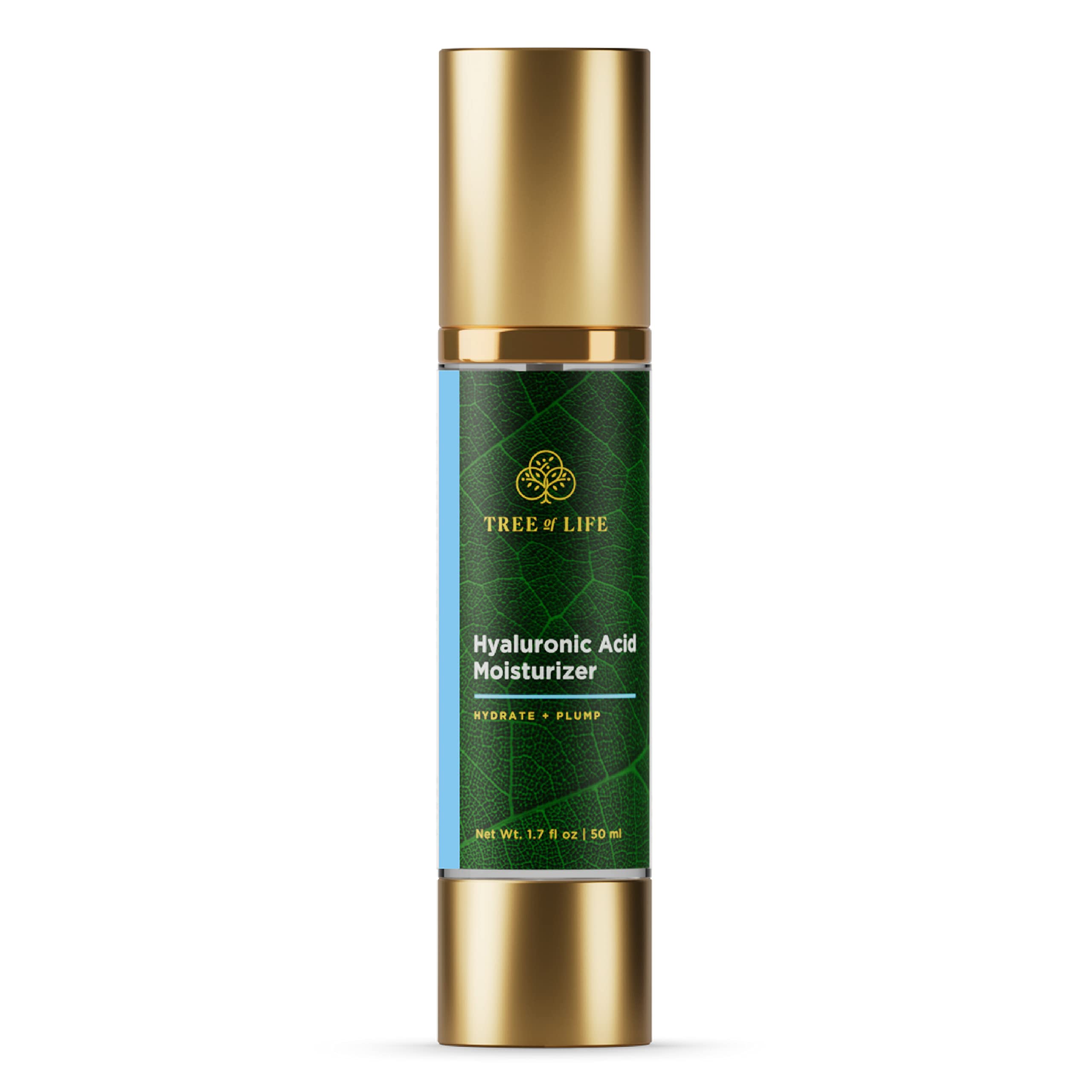 Tree of Life Moisturizer, Hyaluronic Acid Face Cream - Hydrating Lotion for Firmer & Smoother Skin - Dermatologist-Tested for Dr