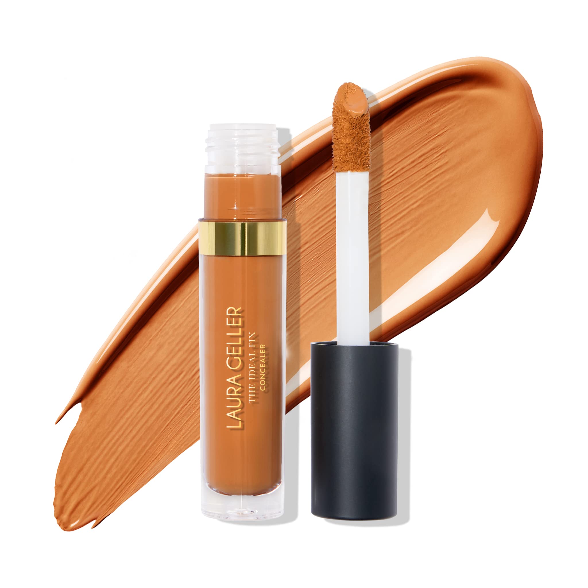 LAURA GELLER NEW YORK The Ideal Fix Concealer  Tan  Buildable Medium to Full Coverage Liquid Concealer  Covers Under Eye Dark