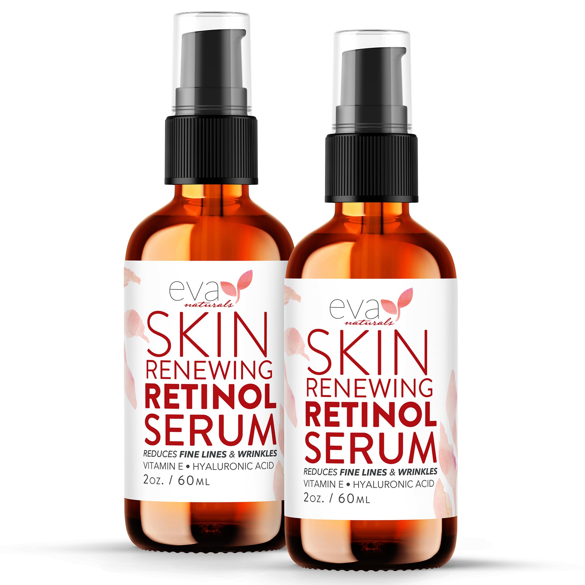 Retinol Serum by Eva Naturals - 2.5% Retinol Serum for Face with Hyaluronic Acid, Vitamin E & Organic Aloe - Retinol Face Serum 