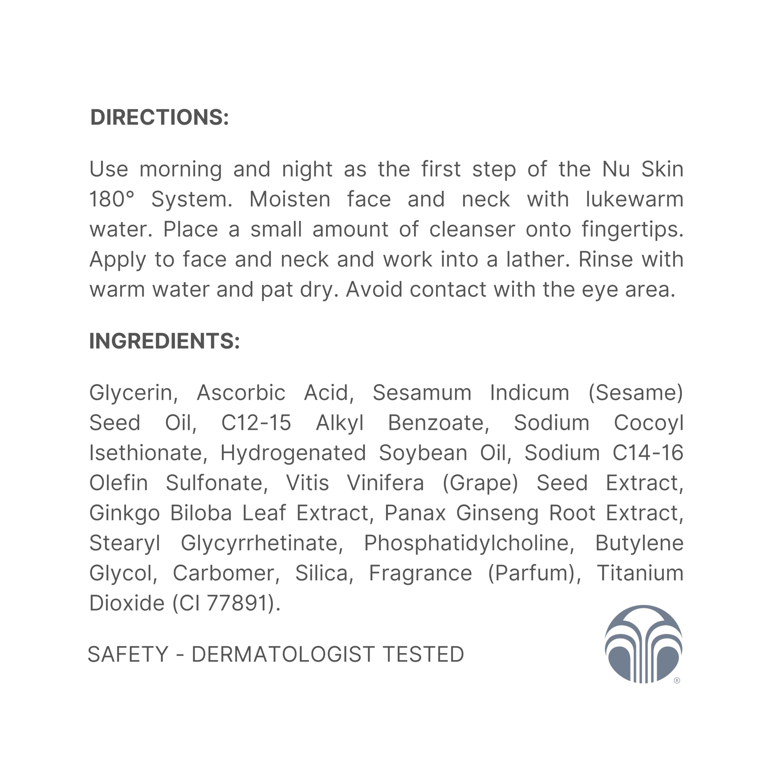 Nu Skin 180 Face Wash