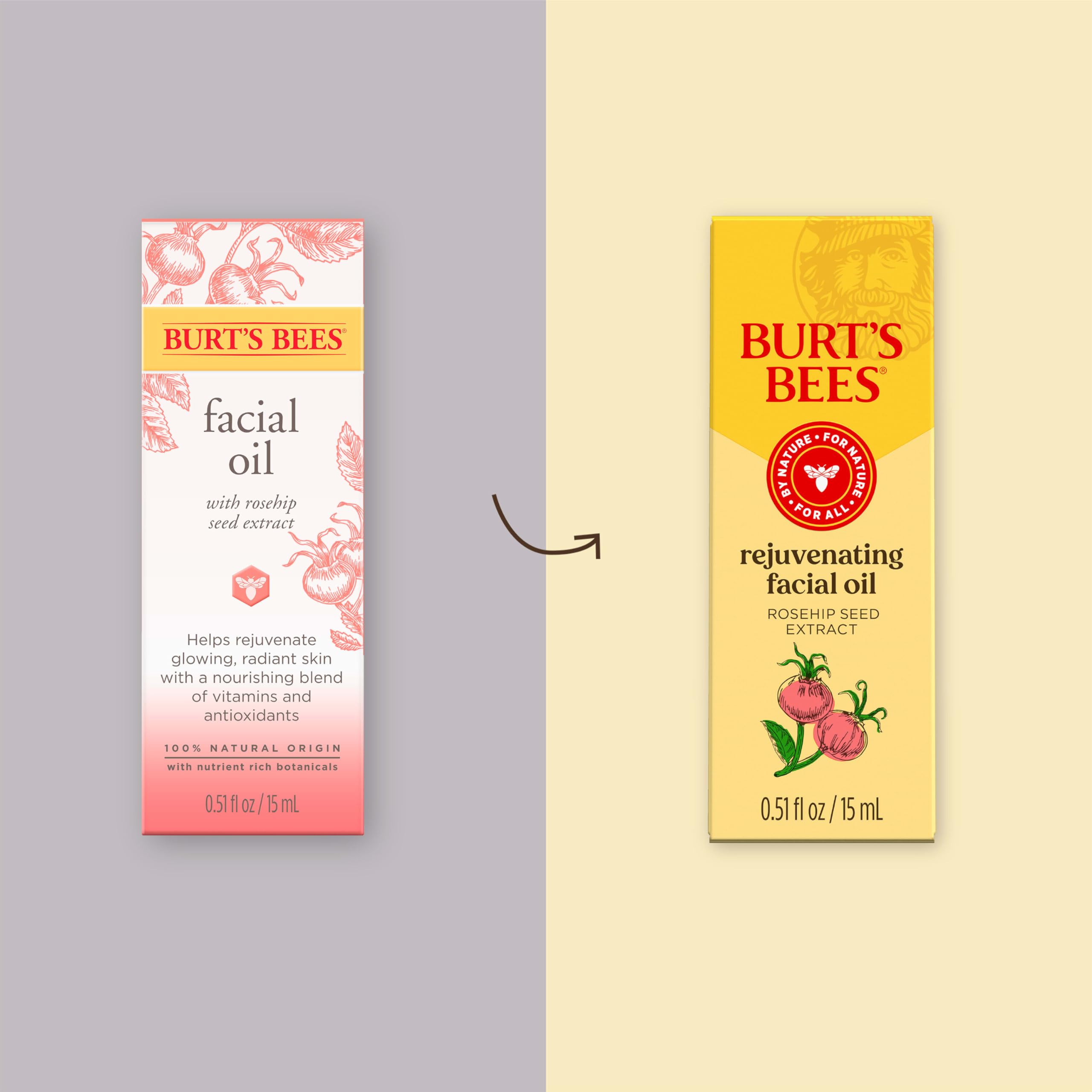 Burt'S Bees Gua Sha Face Oil With Rosehip Seed Extract, Mothers Day Gifts, Reduces Appearance Of Fine Lines And Wrinkles, Use Wi