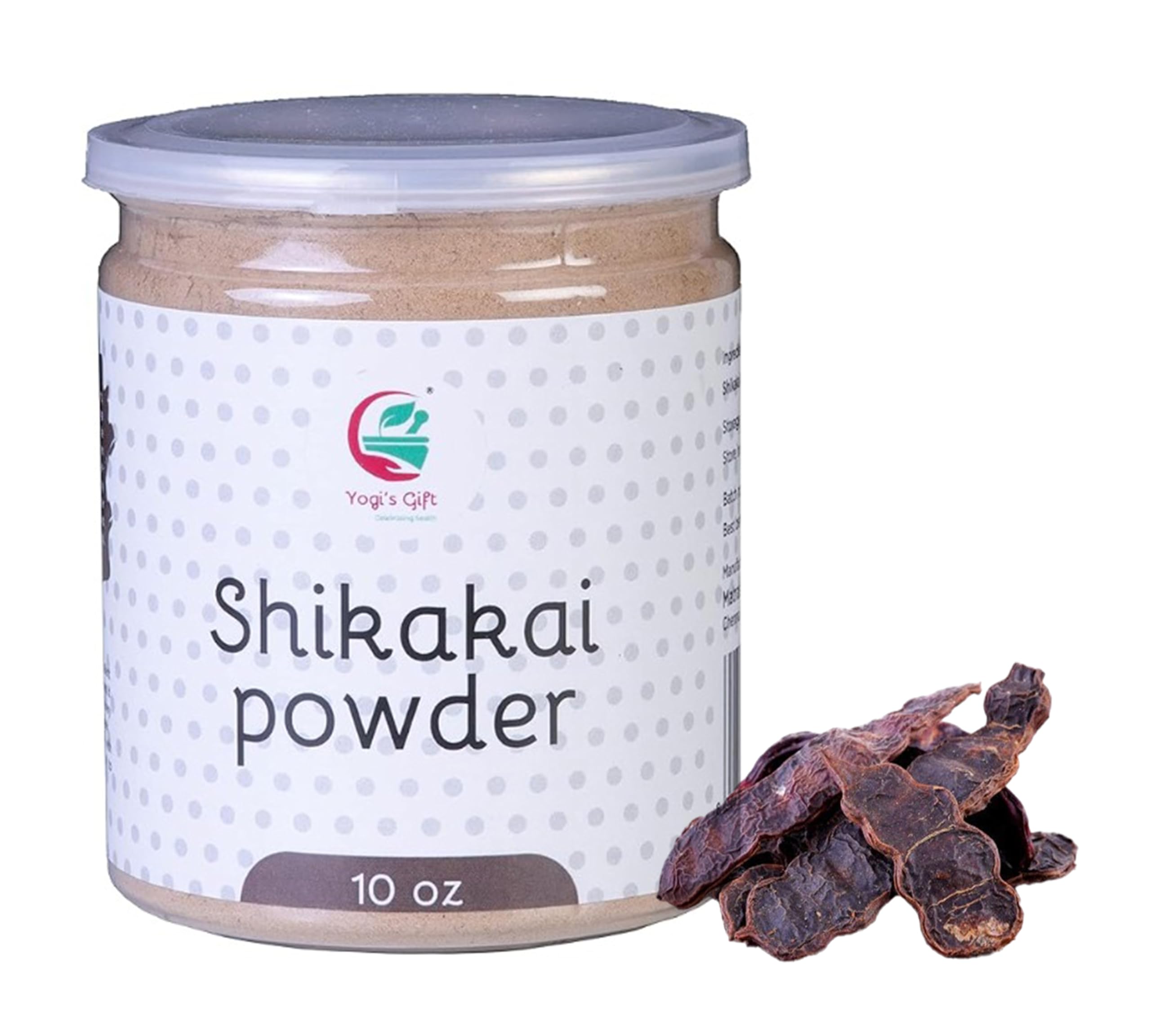 YOGI'S GIFT Shikakai Powder 10 oz - 100% Natural Hair Wash Powder Helps in Hair Growth, Nourishing, Hair Fall Control, - Unisex 