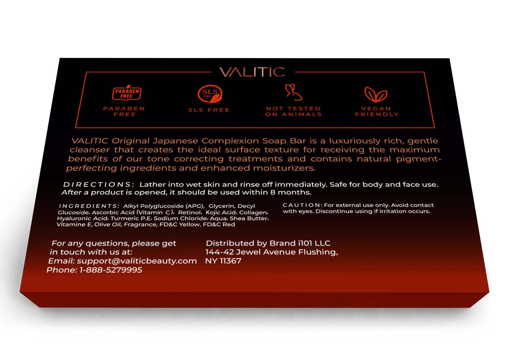 Valitic Kojic Acid Dark Spot Remover Soap Bar With Vitamin C, Retinol, Collagen, Turmeric - Original Japanese Complex - Hyaluron