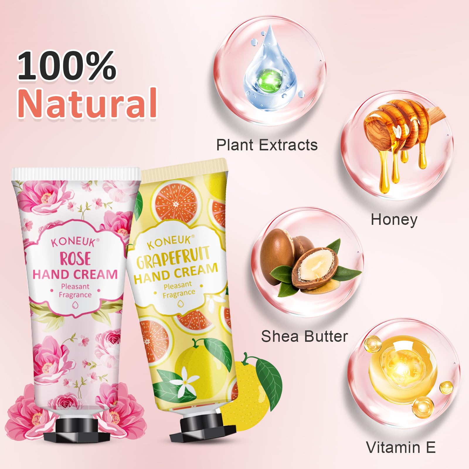 80 Pack Hand Cream Set for Dry Cracked Hands, Bulk Hand Lotion Travel Size for Valentines Day Gifts , Mini Hand Cream for Teache
