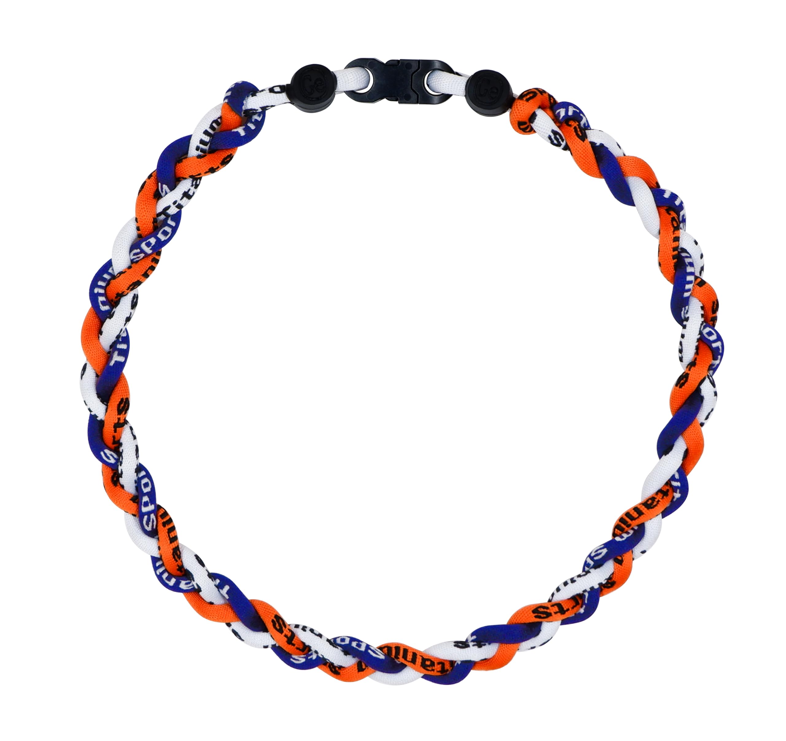 SUPBOMM Baseball Rope Necklaces, League Team Colors Braided Necklace, Baseball Team Gifts, Tigers