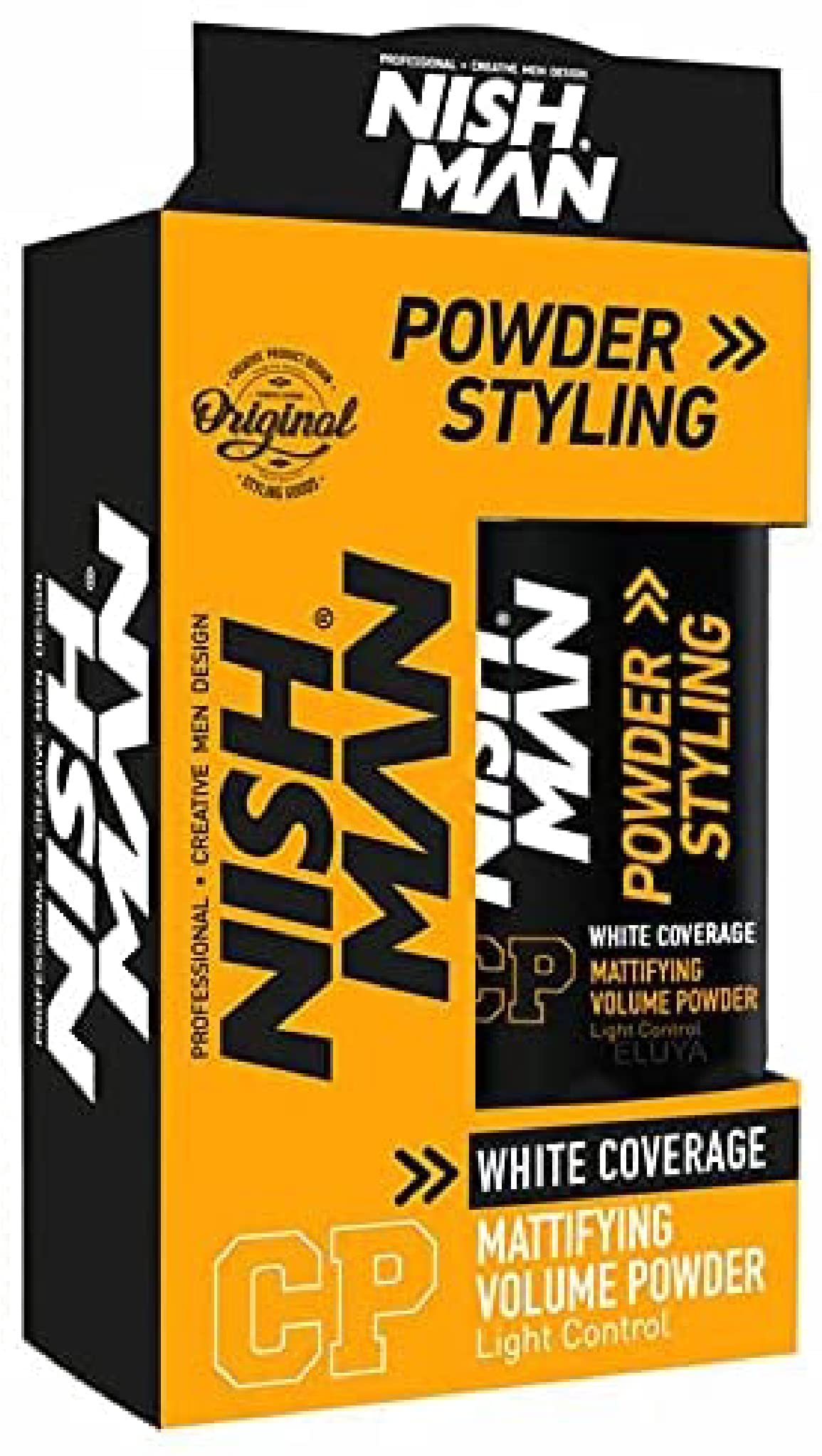 nishman Hair Styling Series (White Coverage Powder Hair Styling Wax CP1, 20gr)