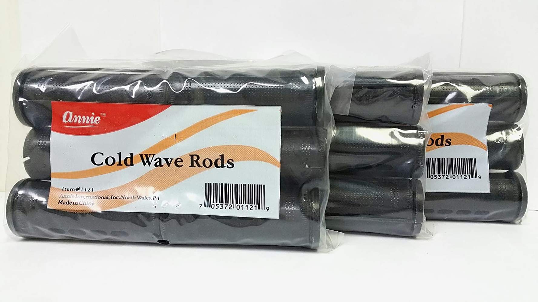 3 Packs Of Annie Cold Wave Rods (Xtra Jumbo) #1121 6Pcs/Pack
