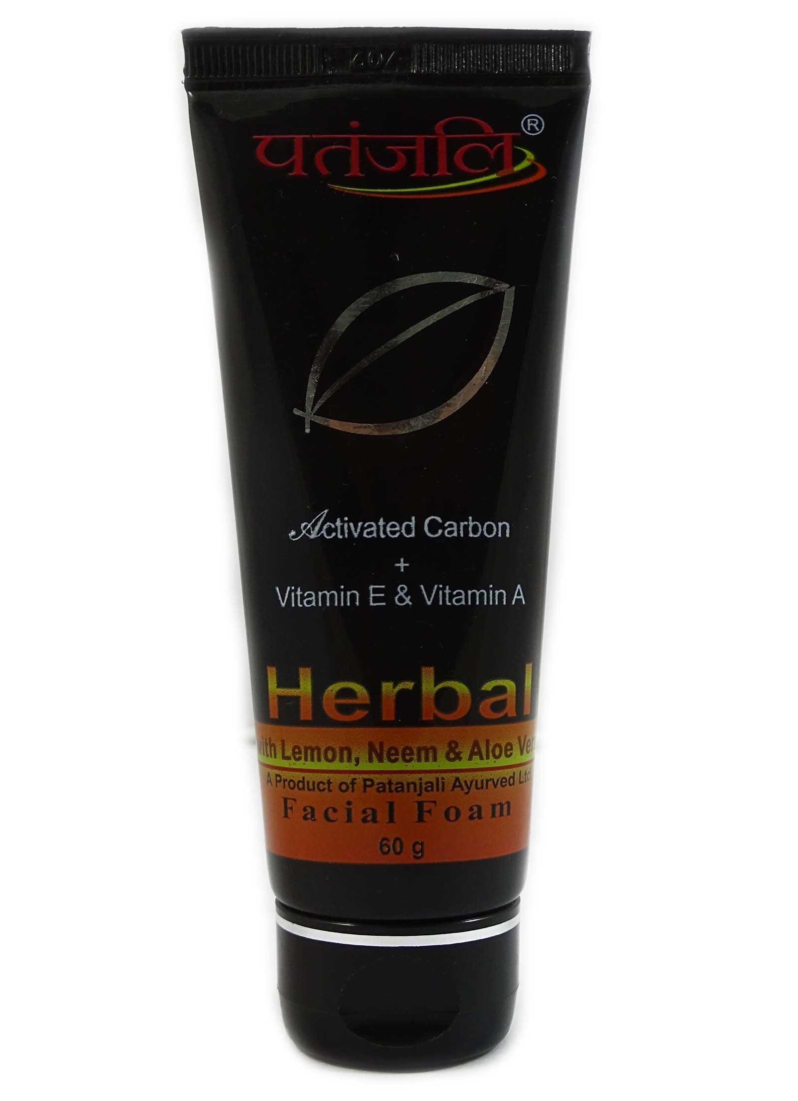Patanjali Herbal Facial Foam, 60G