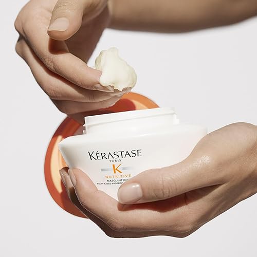 KERASTASE Nutritive Masquintense Hair Mask  Deeply Nourishes & conditions  With Plant-Based Proteins & Niacinamide  For Fine to