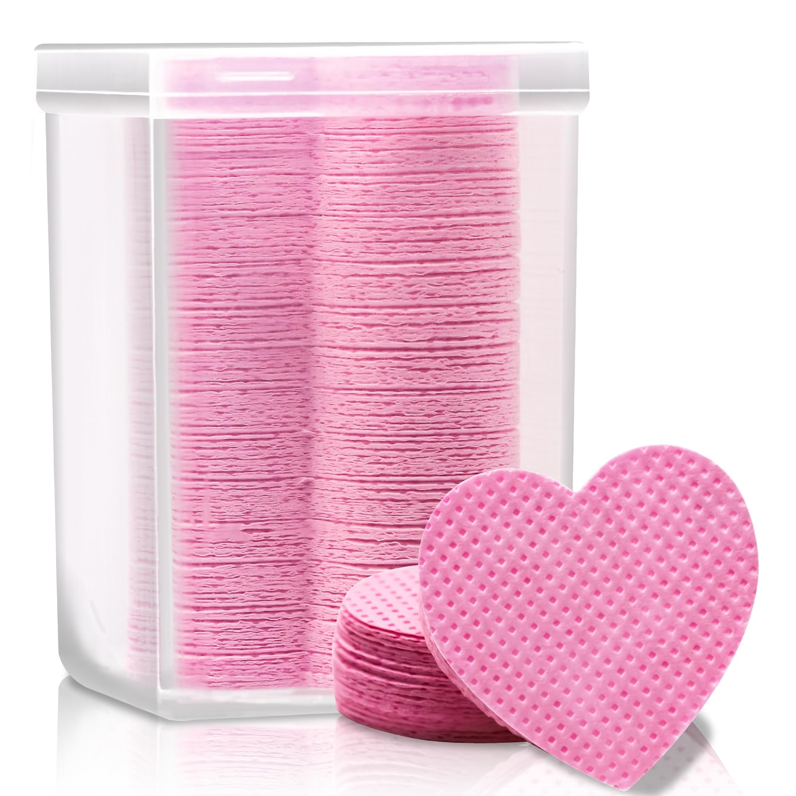 Embagol Eyelash Extension Glue Wipes 200 PCS Lint Free Nail Wipes Non-Woven Fabric Lash Glue Wipes Nail Polish Remover Wipes for