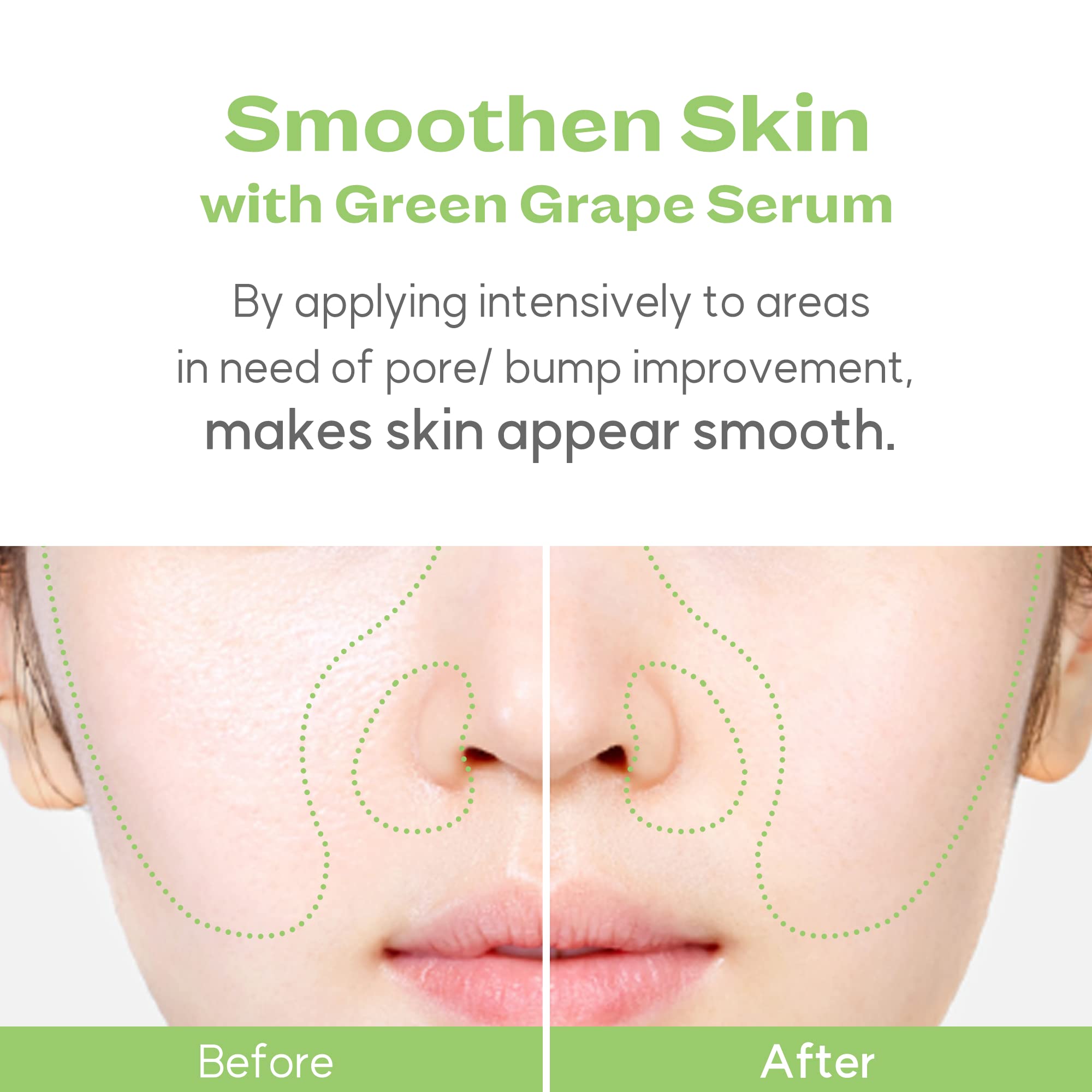 WELCOS FRUDIA Green Grape Pore Control Serum | Pore Minimizer Serum w/GG Extract, Tannin Pore Complex & Anti Sebum P | Korean Sk