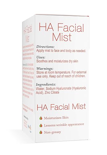 Hyaluronic Acid Facial Mist-Moisturizer Spray, Hydrating Primer & Makeup Setting Spray - 2 Oz. - Hyalogic Episilk Brand