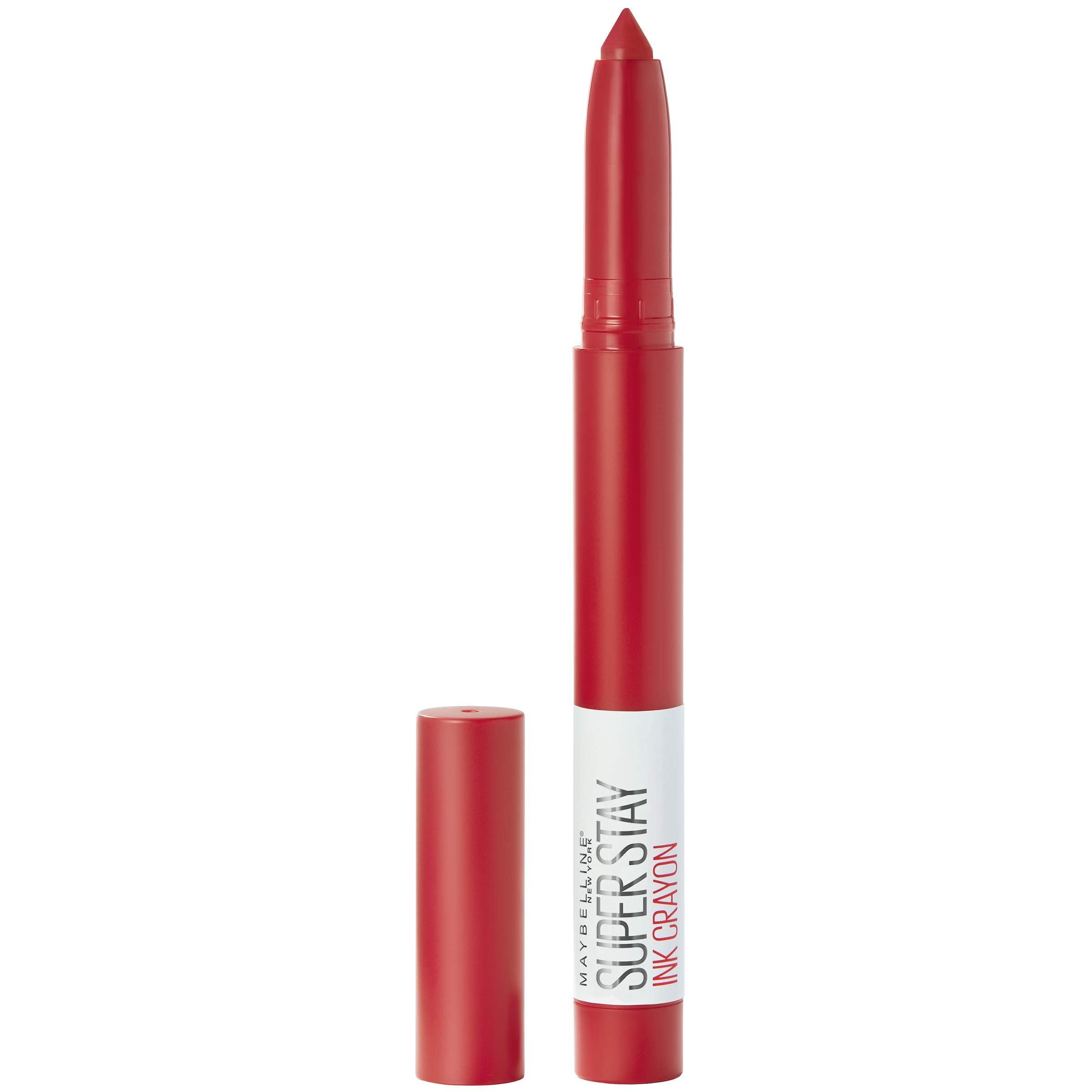 Maybelline Super Stay Ink Crayon Lipstick Makeup, Precision Tip Matte Lip Crayon With Built-In Sharpener, Longwear Up To 8Hrs, H