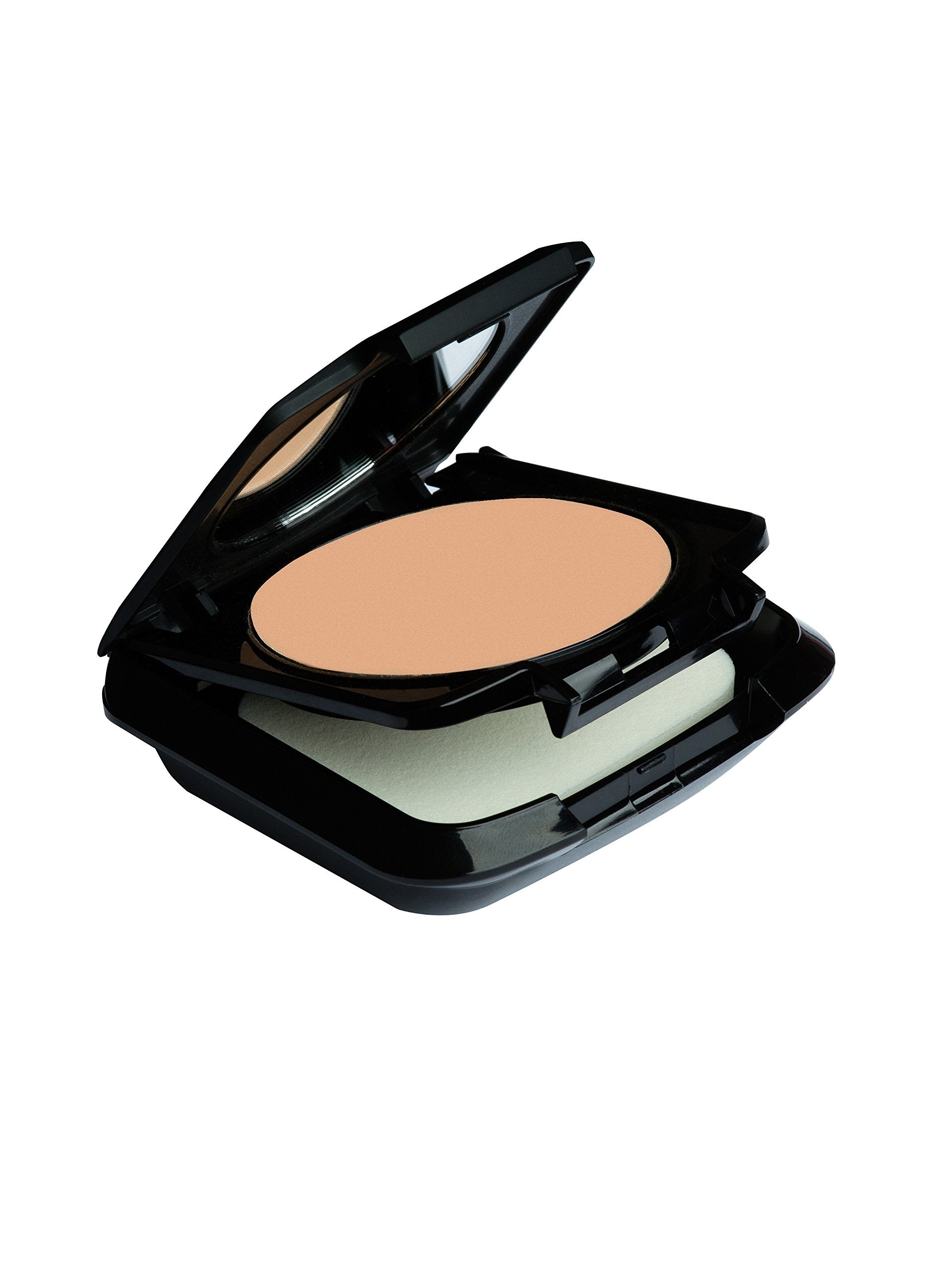 Palladio Dual Wet and Dry Foundation with sponge and Mirror, Squalane Infused, Apply Wet for Maximum Coverage or Dry for Light F
