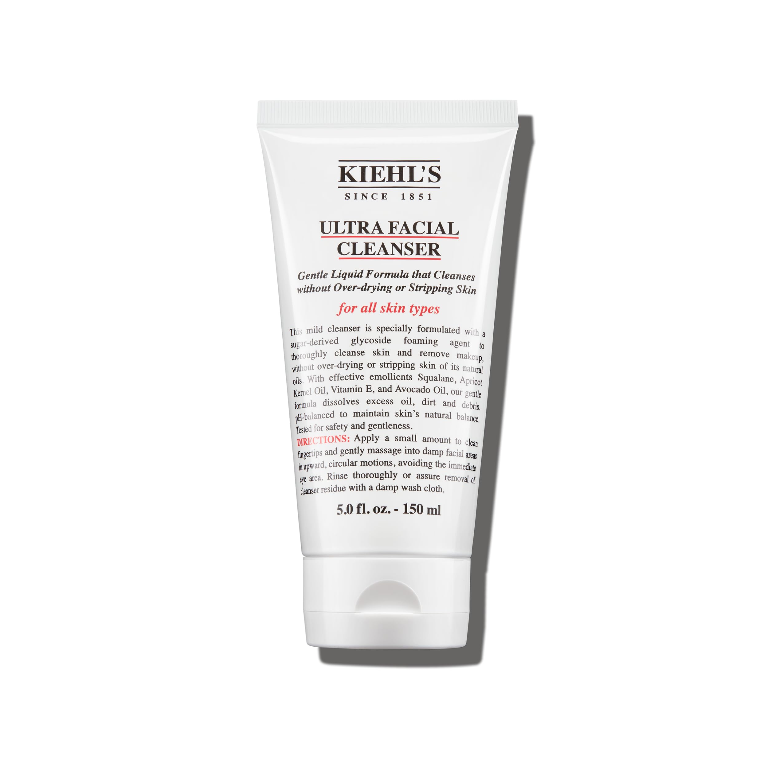 Kiehls Ultra Facial Cleanser For Unisex, 5 Ounce150Ml (All Skin Types)
