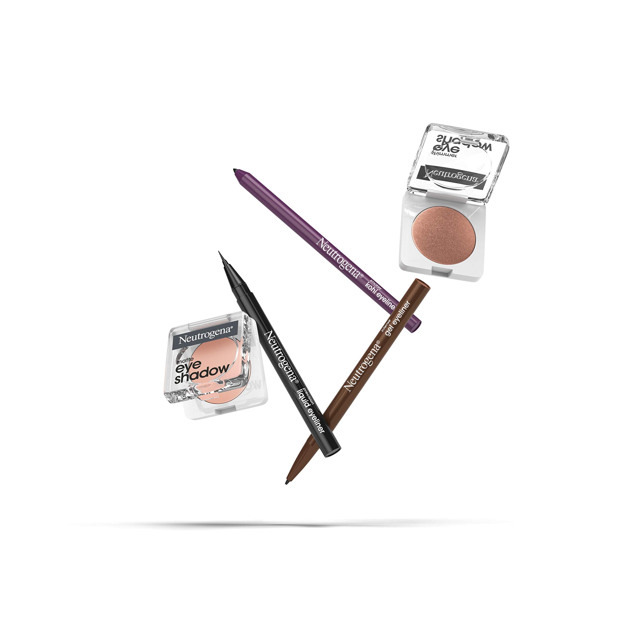 Neutrogena Smokey Kohl Eyeliner With Antioxidant Vitamin E, Water-Resistant & Smooth-Gliding Eyeliner Makeup, Smokey Gray, 0014