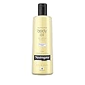 Neutrogena Fragrance-Free Lightweight Body Oil For Dry Skin, Sheer Moisturizer In Light Sesame Formula, 8.5 Fl. Oz