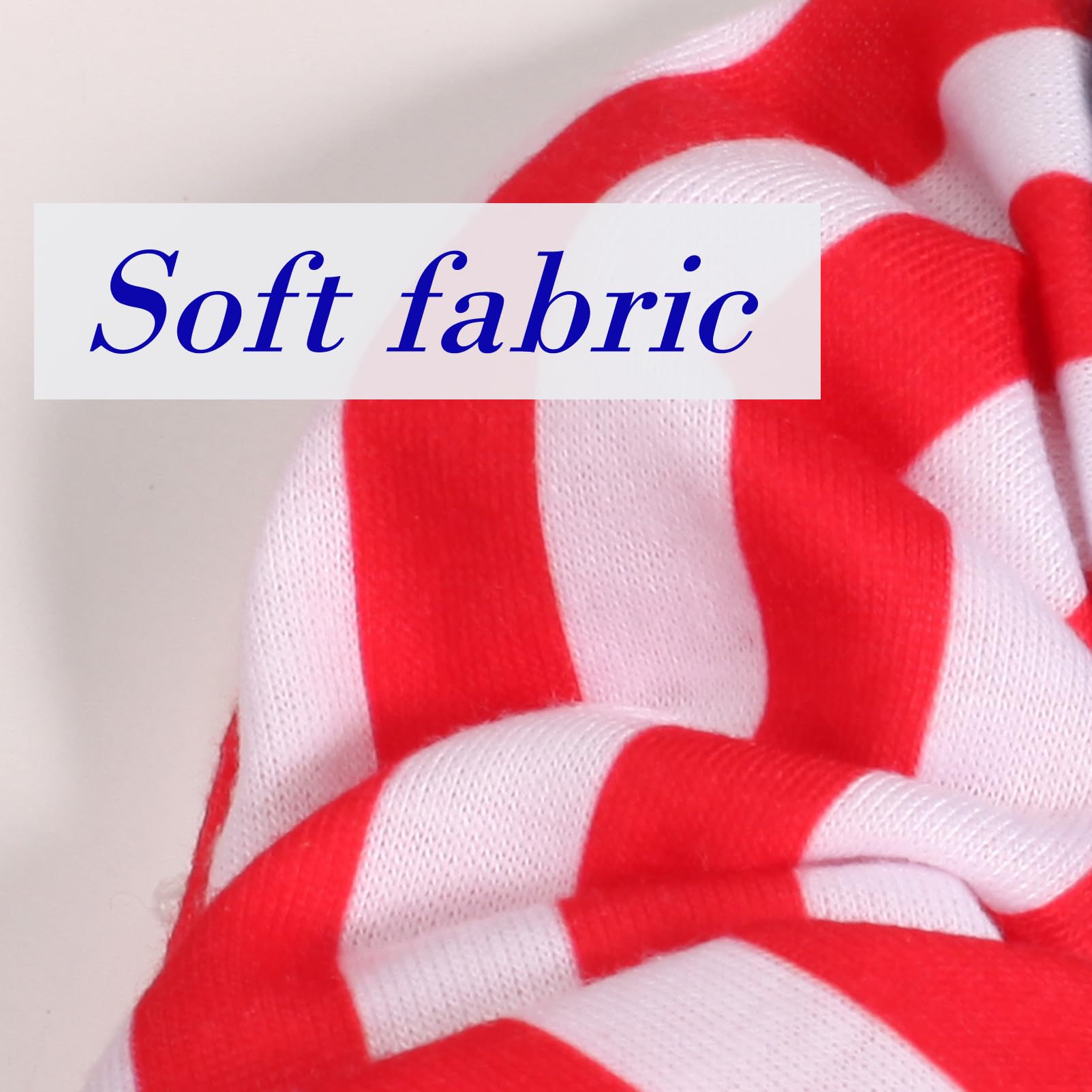 American Flag Elastic Hair Ties for Women Girls Kids Independence Day 4th of July Hair Scrunchies Red White Blue Star Patriotic