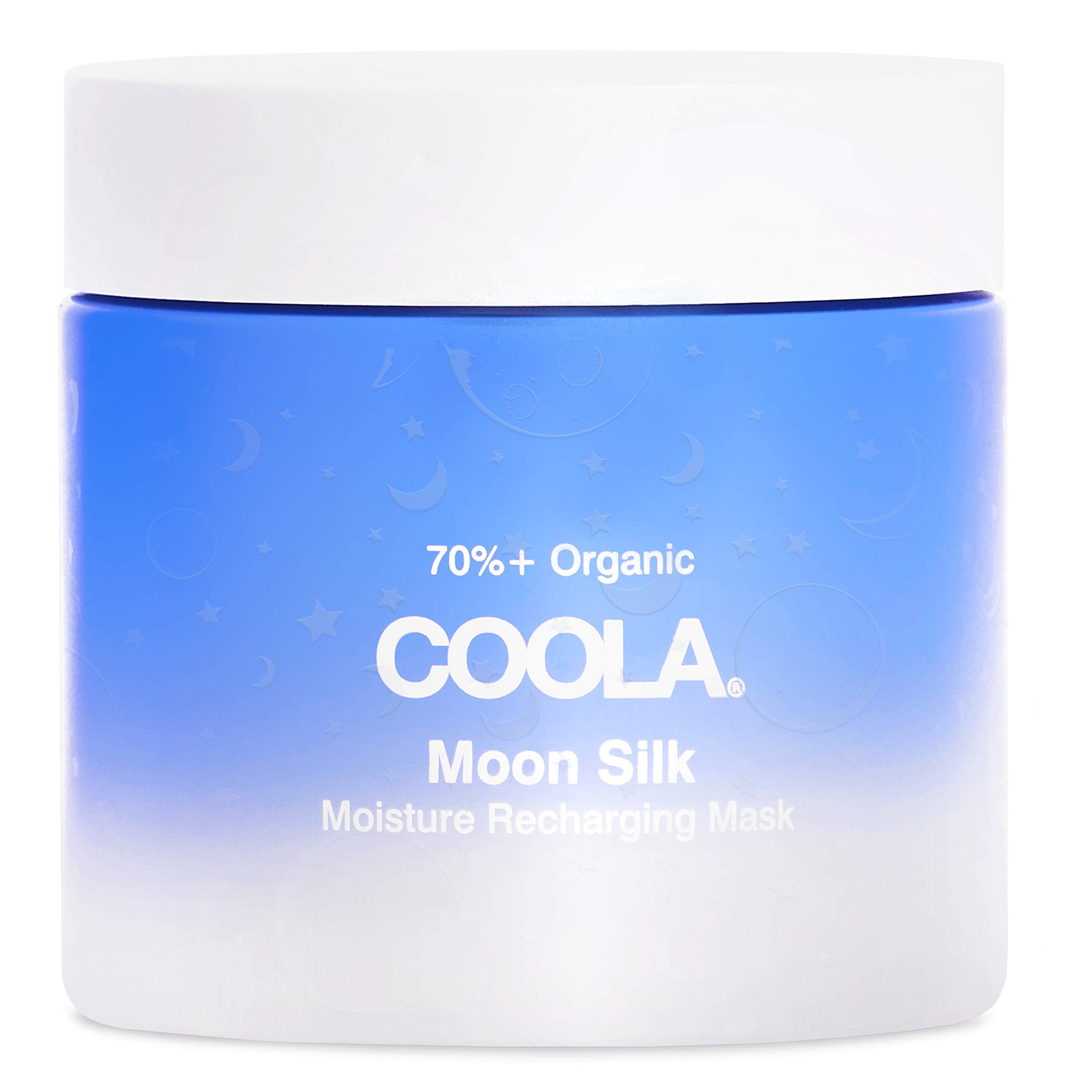 COOLA Organic Moon Silk Recharging Face Moisturizer Mask, Dermatologist Tested Skin Barrier Protection with Vitamin C, Vegan and