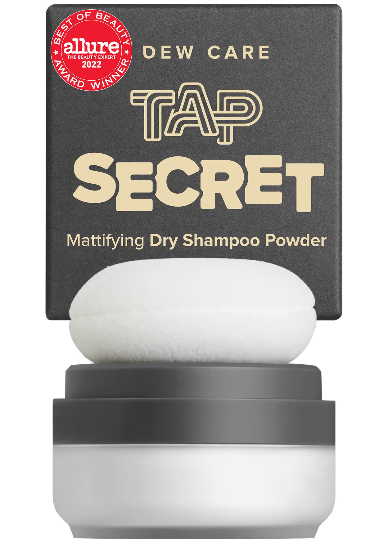 I Dew Care Dry Shampoo Powder - Tap Secret  With Black Ginseng, Non-Aerosol, Benzene-Free, Mattifying Root Boost, No White Cast,